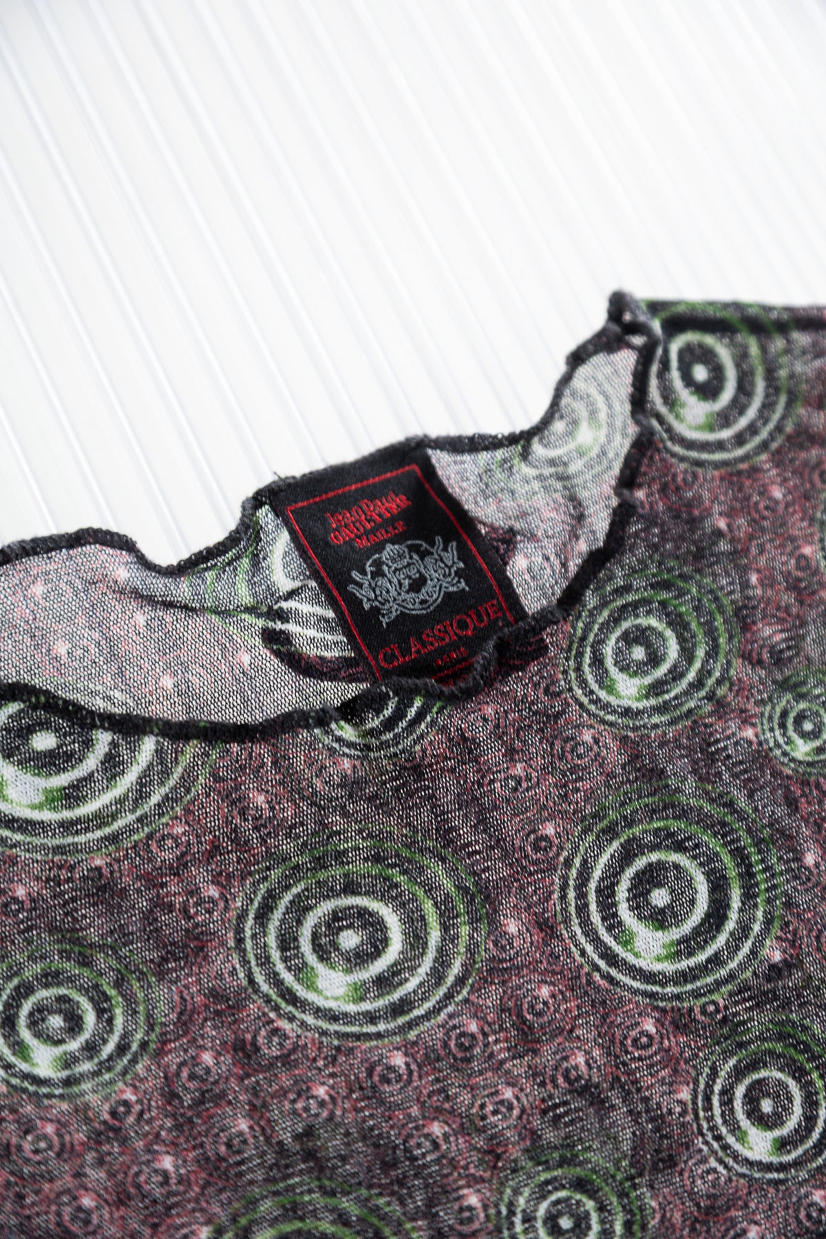 JEAN PAUL GAULTIER FW 1996 PSYCHEDELIC PRINT TOP