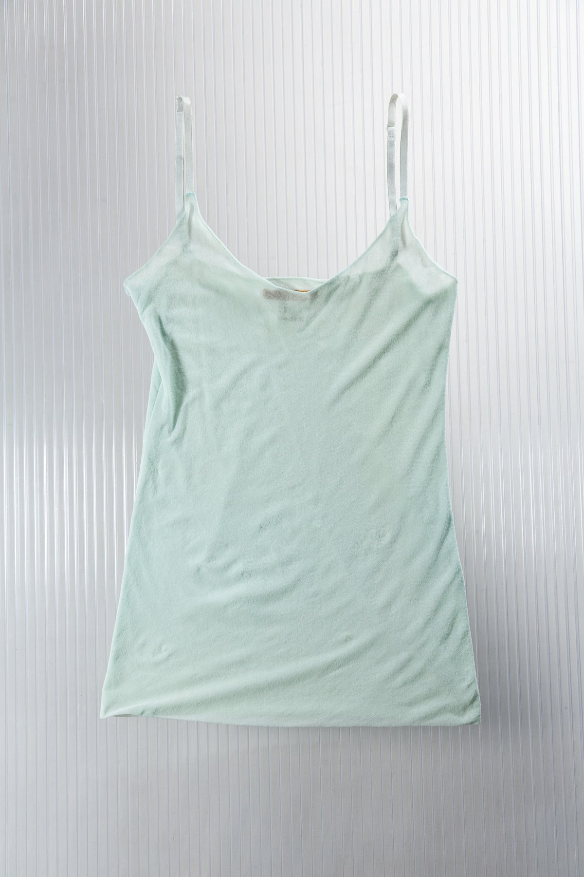 MINT SHEER MESH DOUBLE LAYERED TANK TOP
