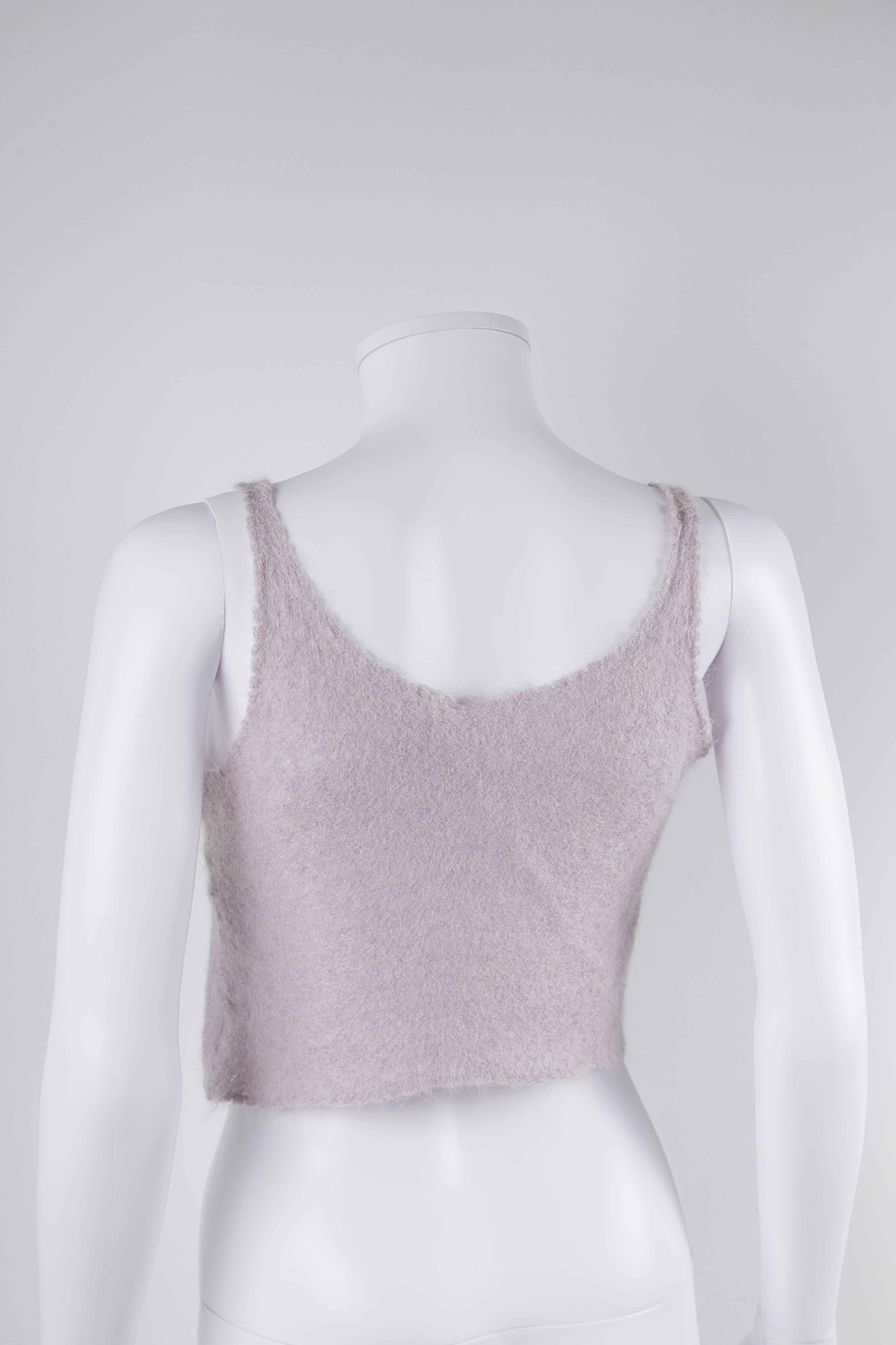 LILAC WOOL TOP