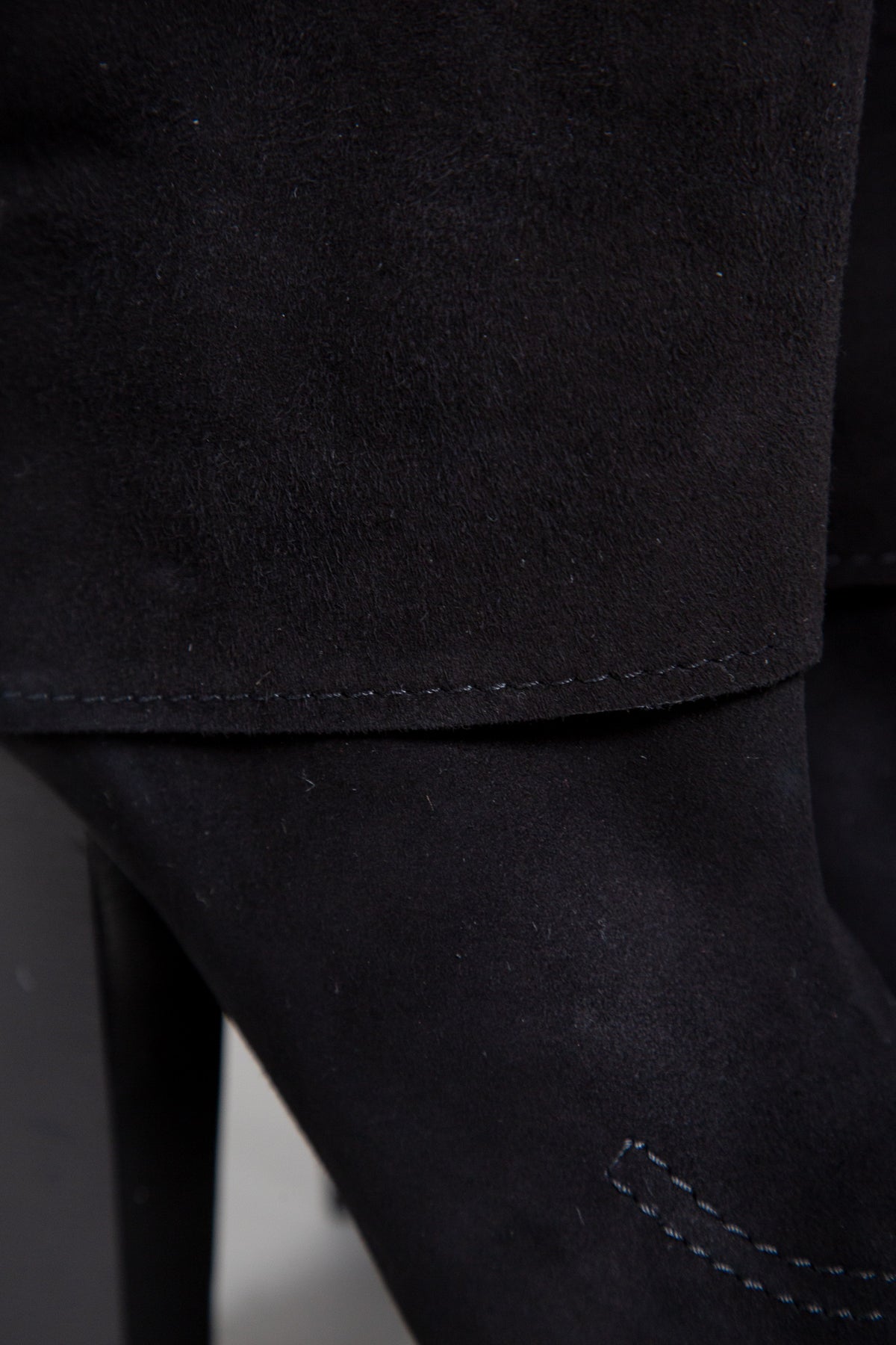 COSTUME NATIONAL SUEDE PLATFORM ANKLE BOOTS