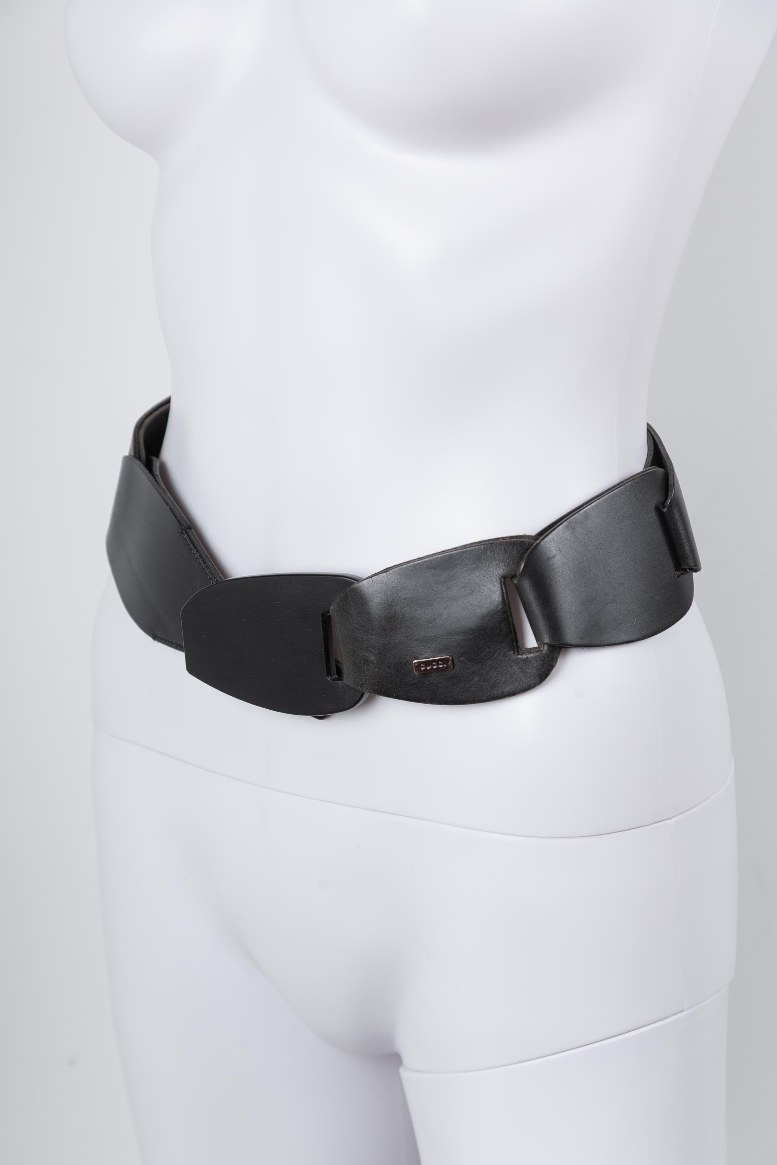 SS1997 CHAIN LINK LEATHER BELT