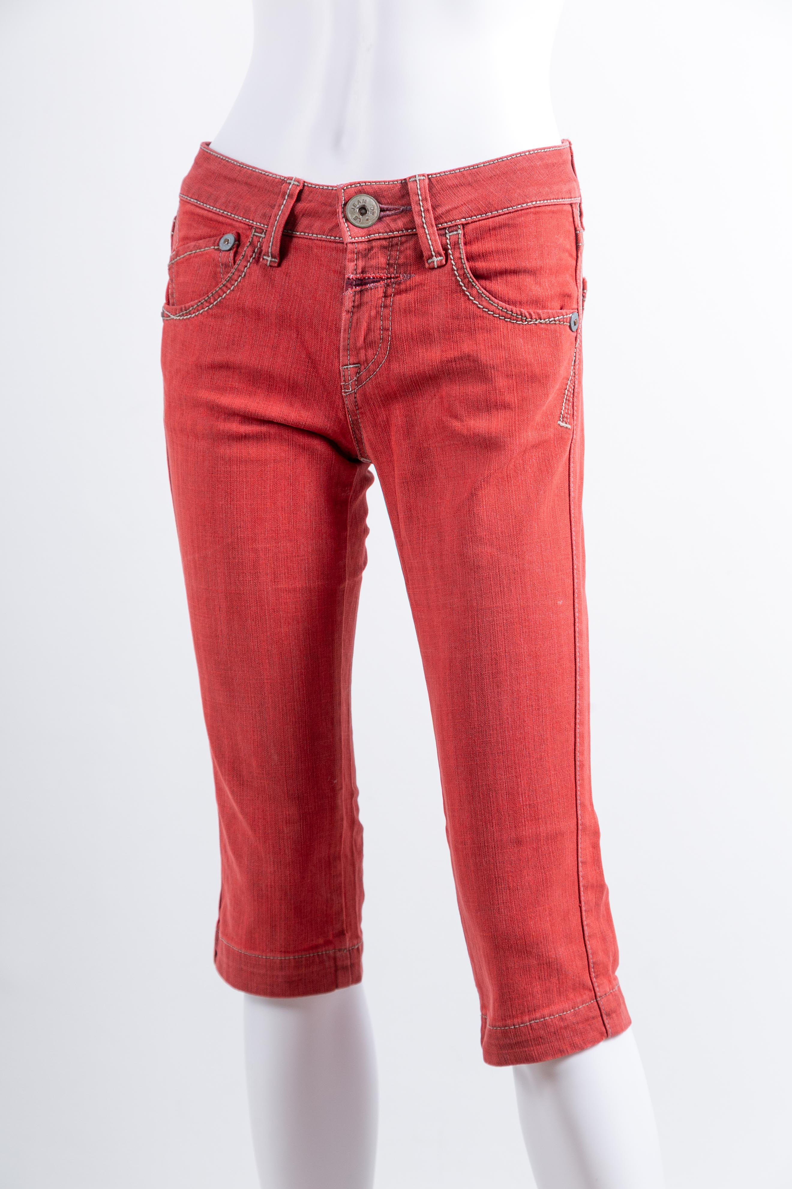 WASHED RED CAPRI