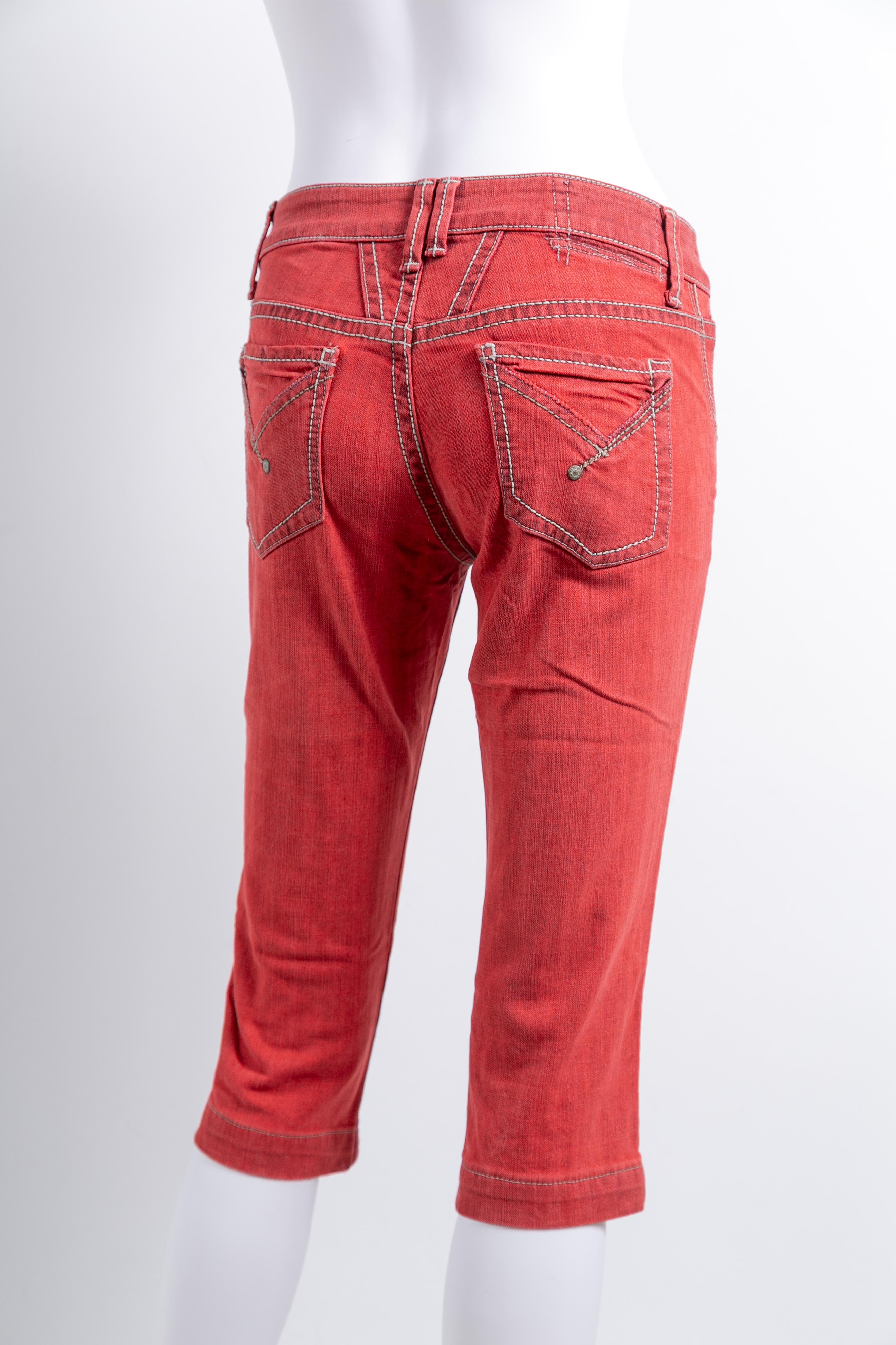 WASHED RED CAPRI