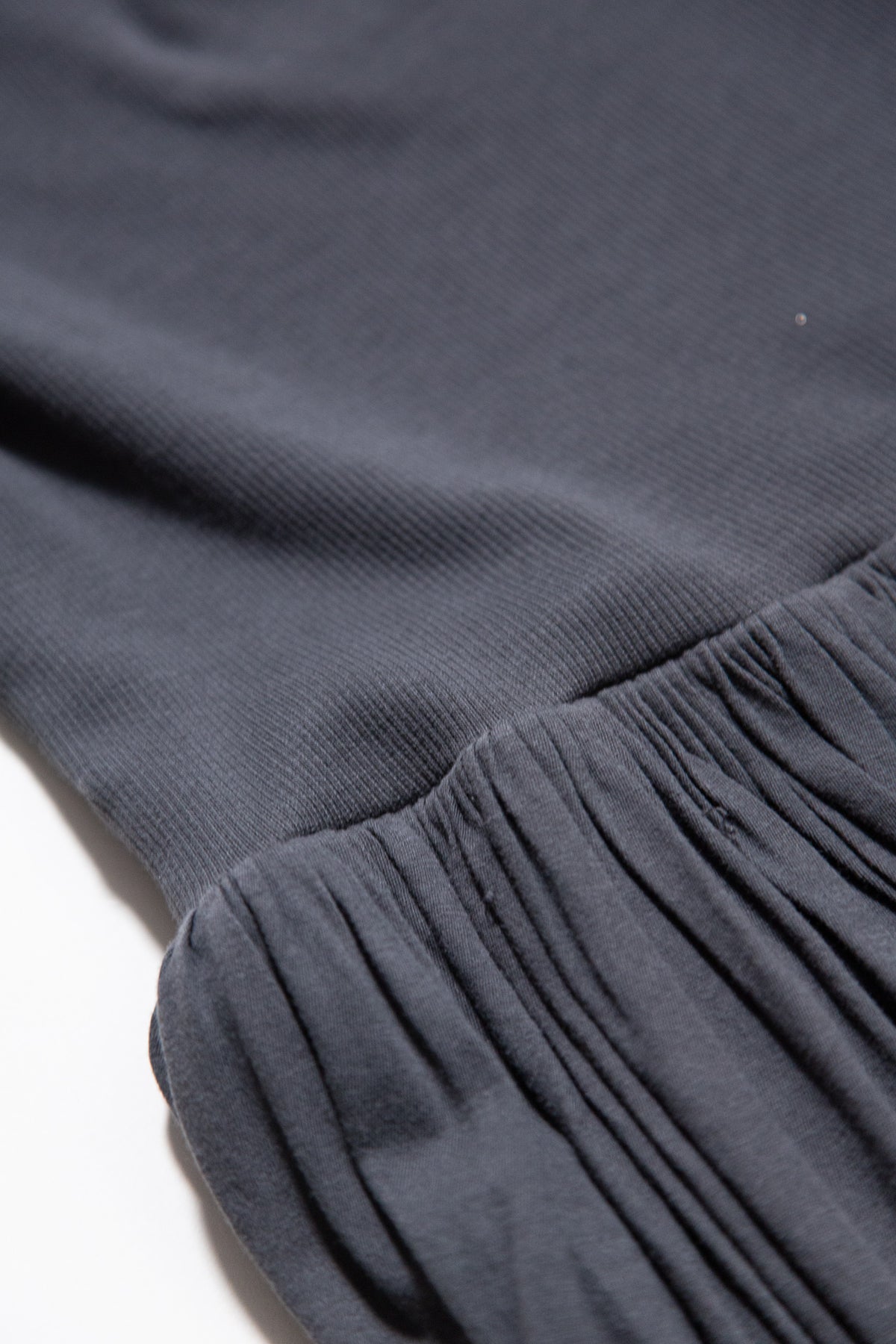 GREY BUBBLE TWIST MINI SKIRT
