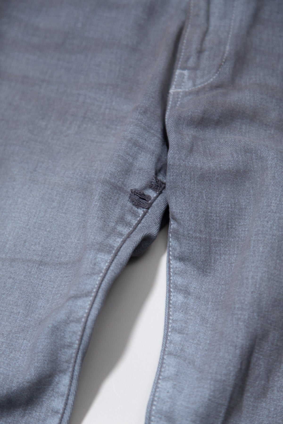DIESEL GREY WASHED OVERSIZED JEANS