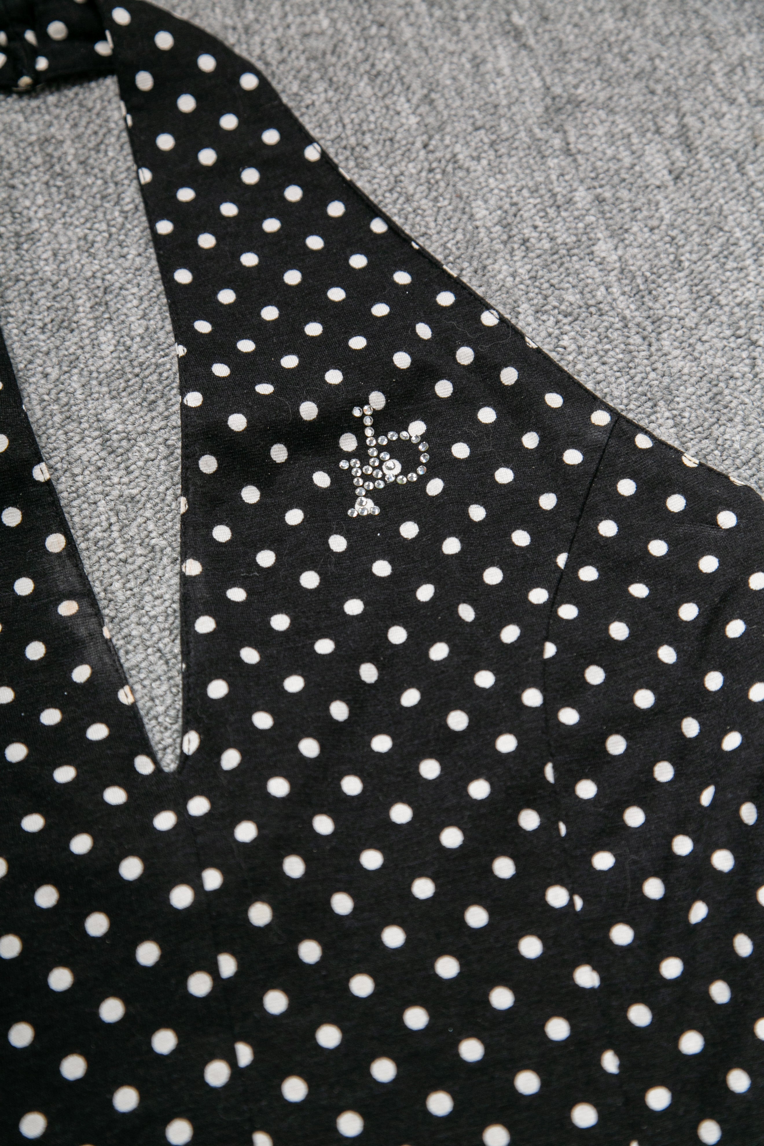 POLKA DOTS HALTER DRESS