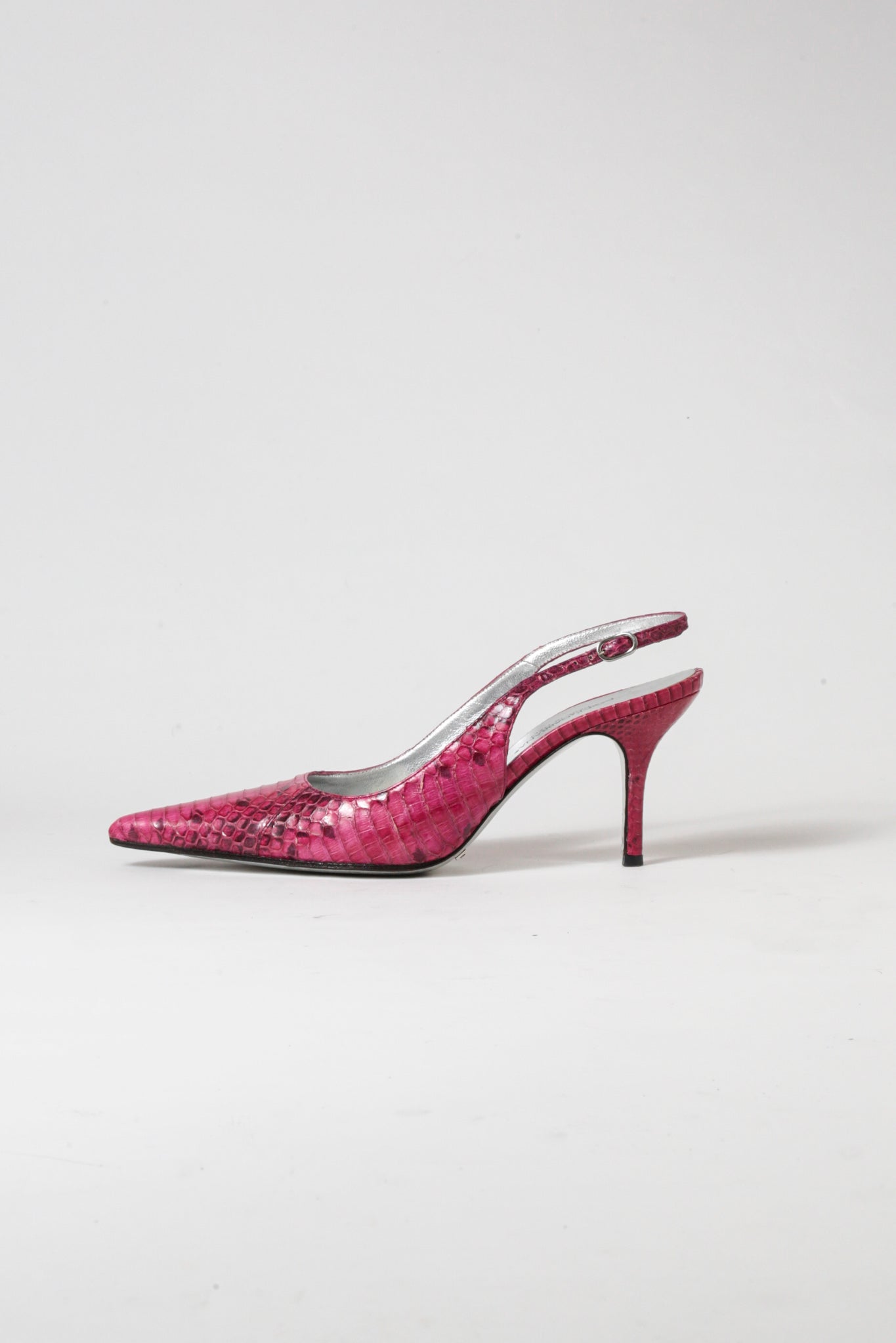 D&G Hot Pink Snake Heels