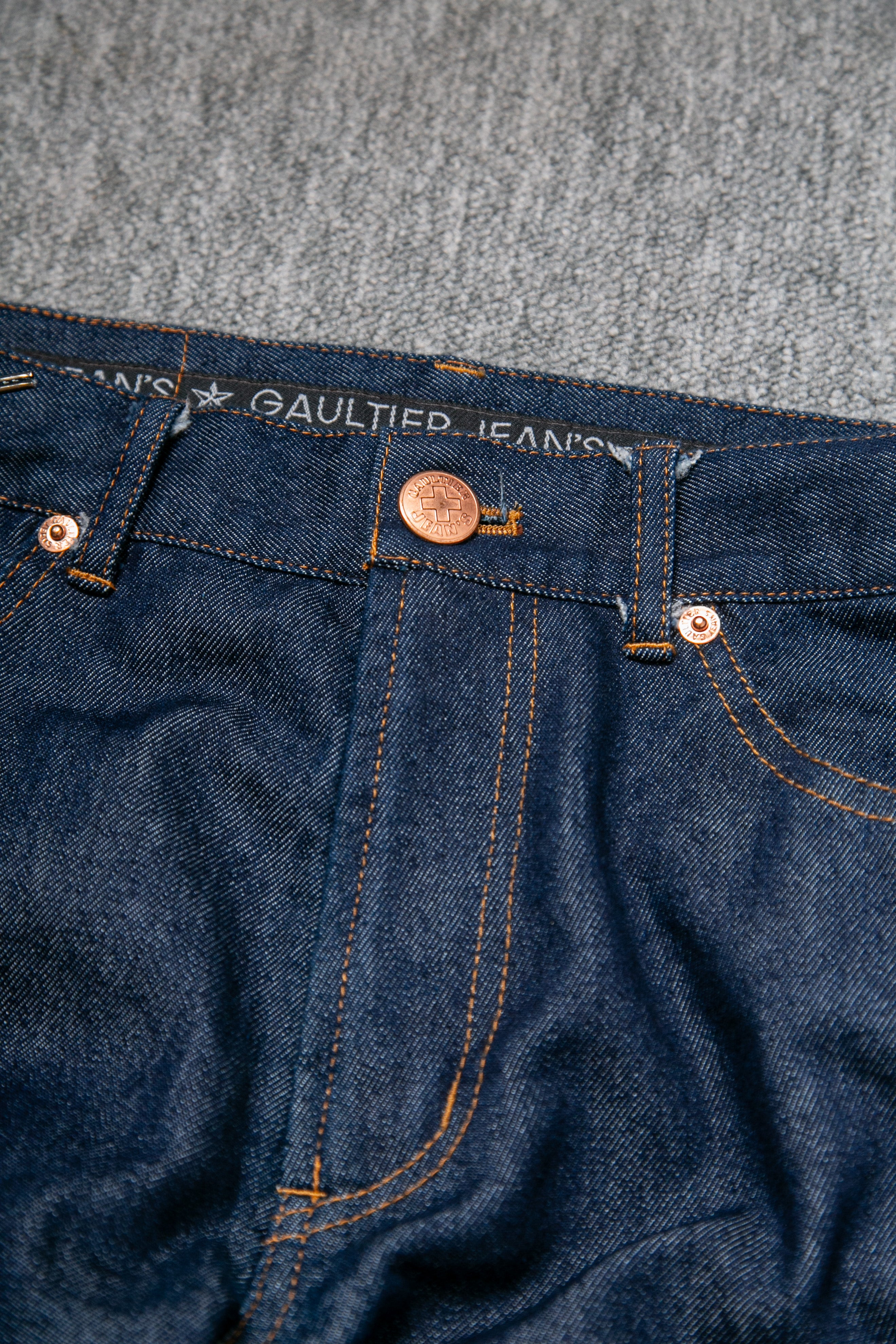 1990 LACE UP SIDES DENIM