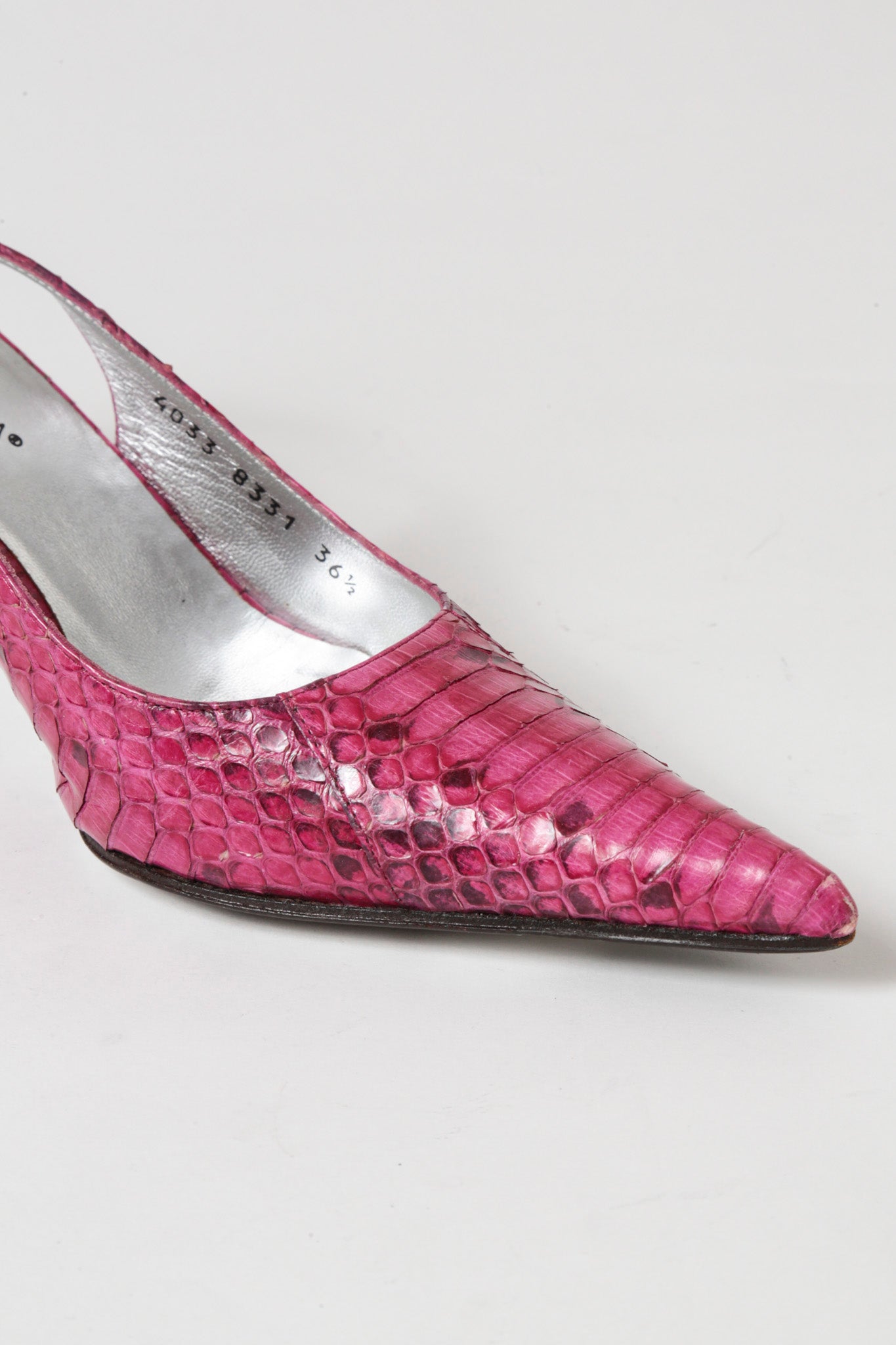 D&G Hot Pink Snake Heels