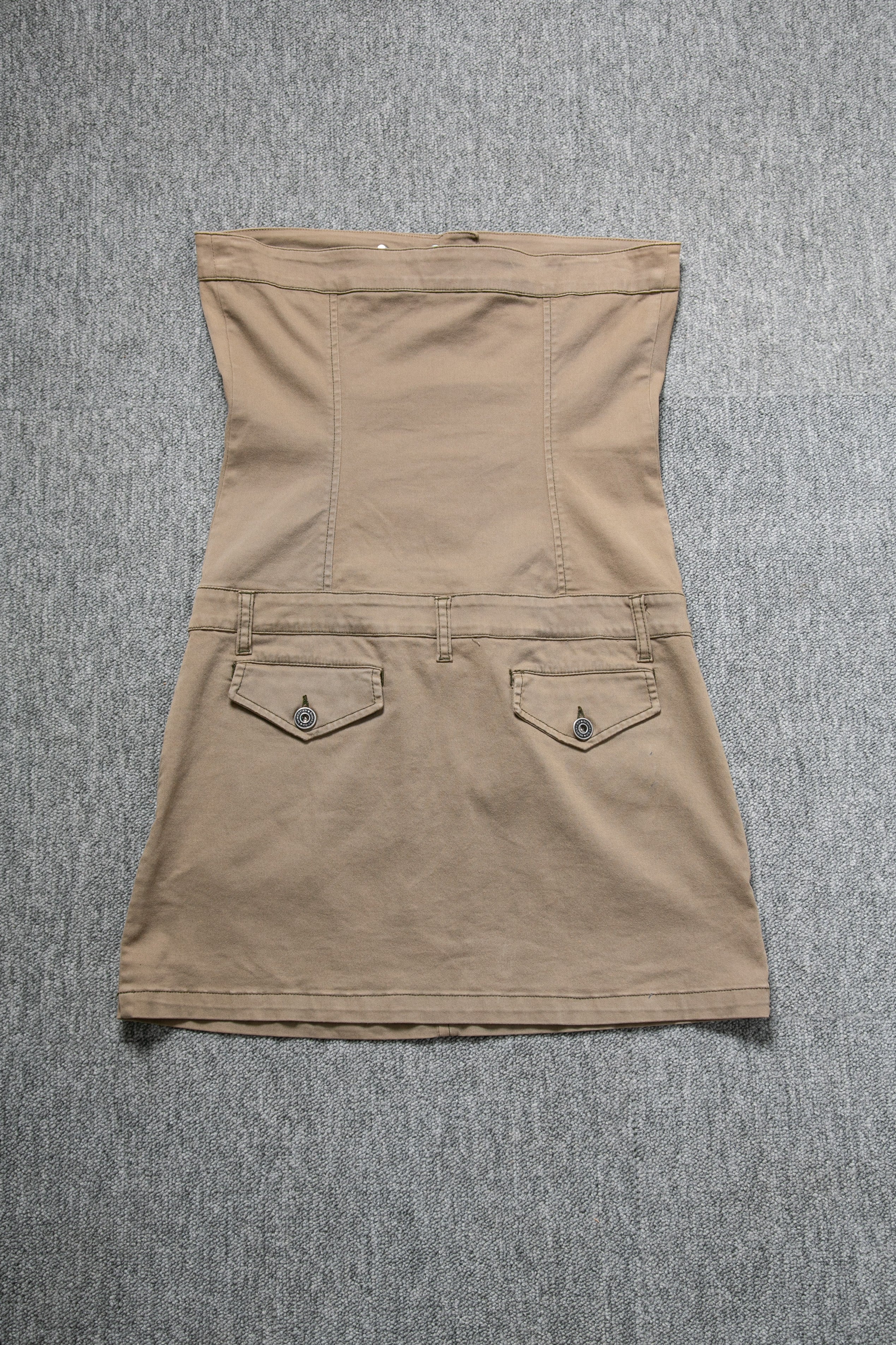 STRAPLESS BUSTIER DRESS