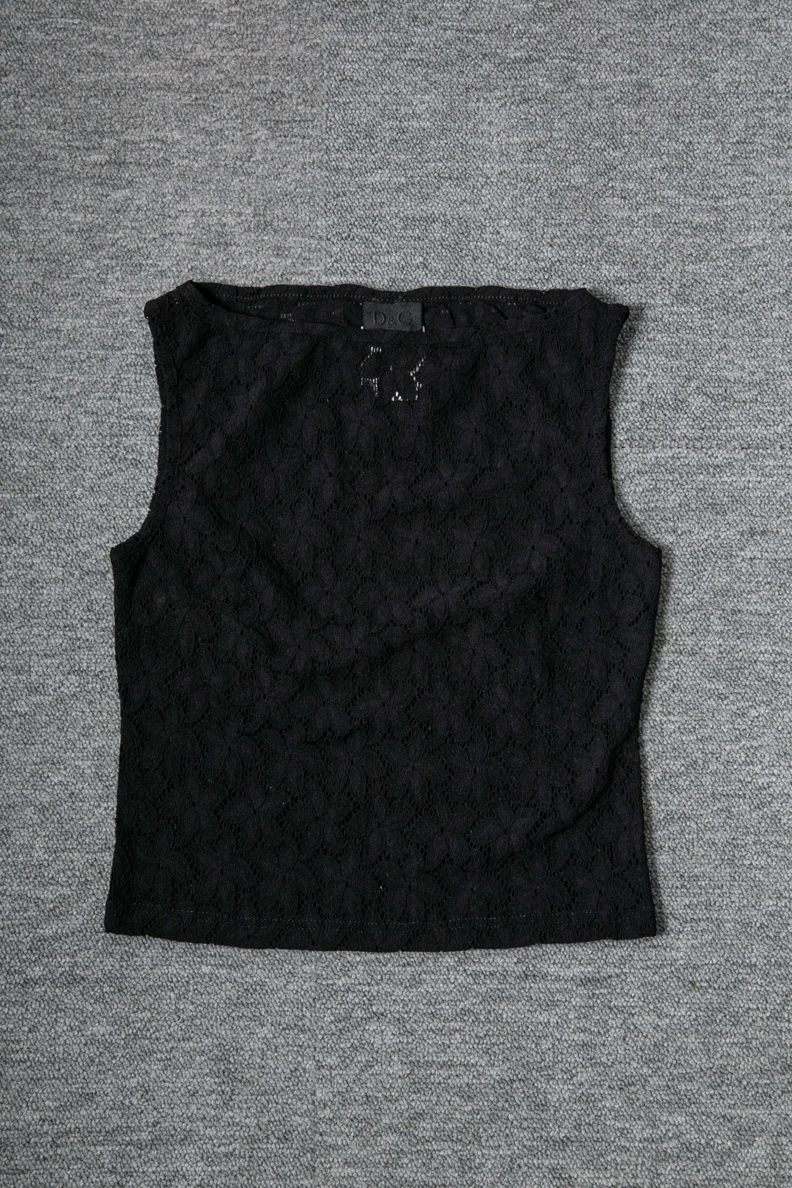 90S LACE SHEER TOP