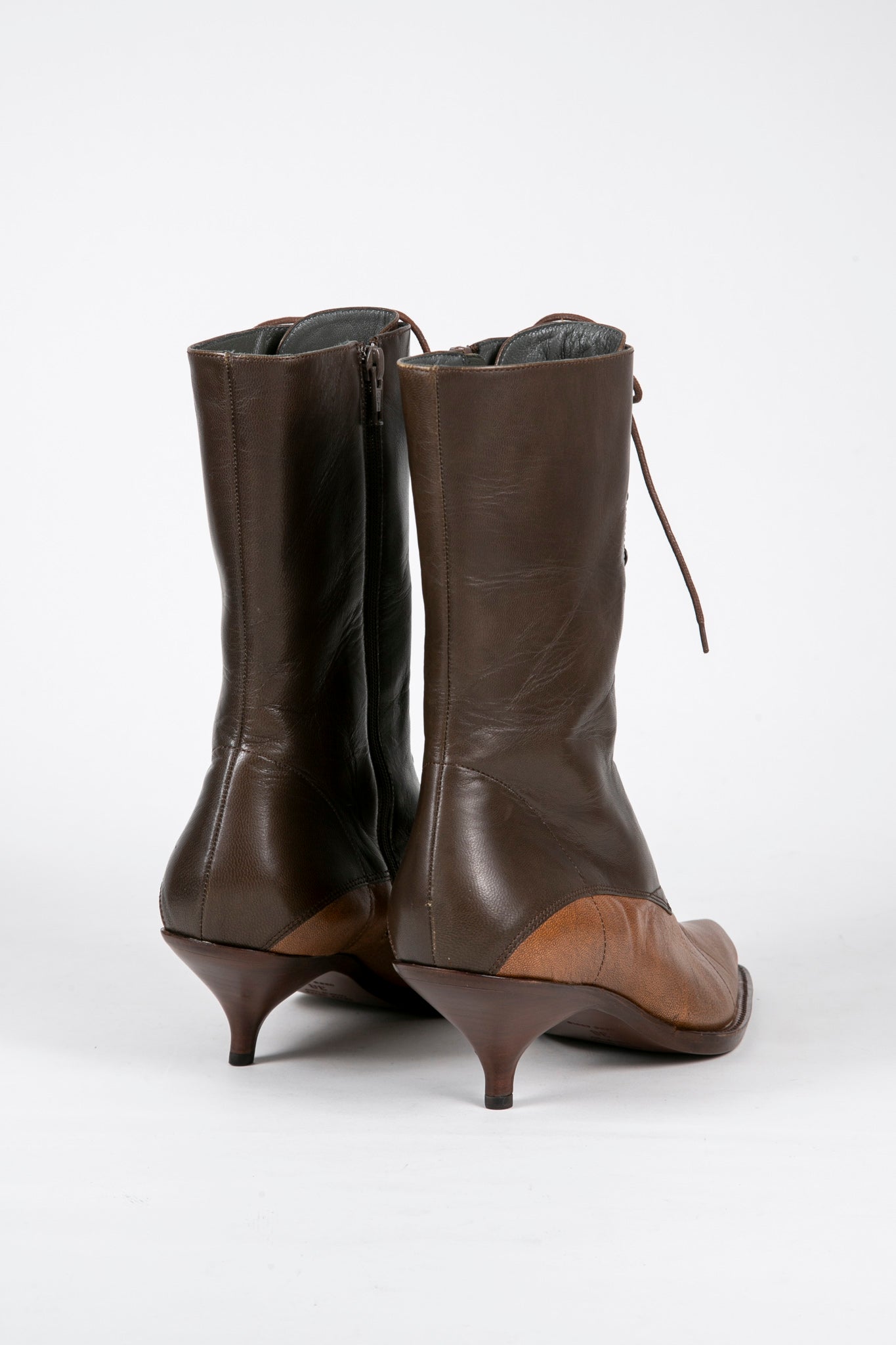 FW 2001 VICTORIAN LACE-UP BOOTS