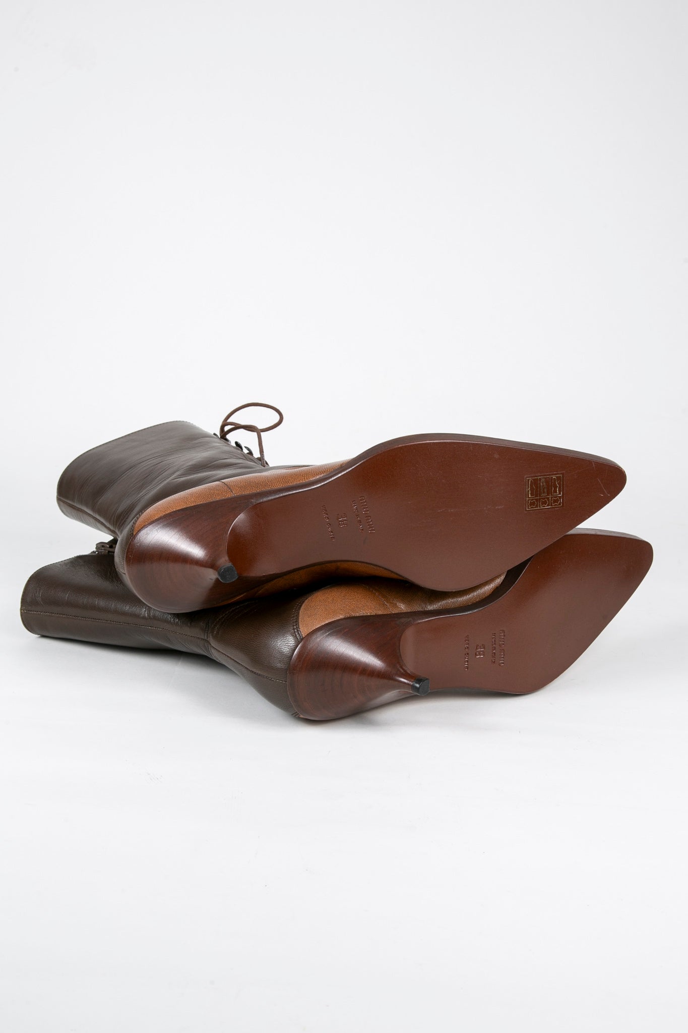 FW 2001 VICTORIAN LACE-UP BOOTS