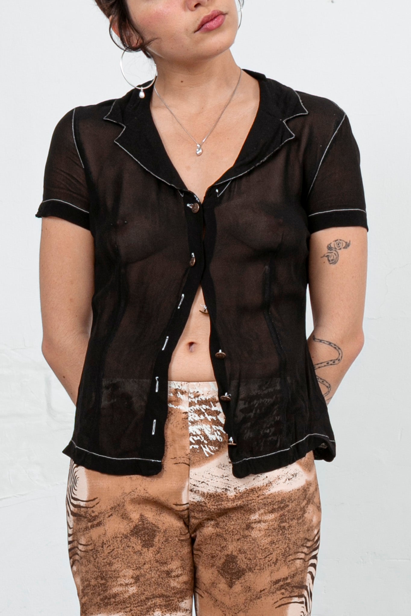 Moschino Sheer Blouse