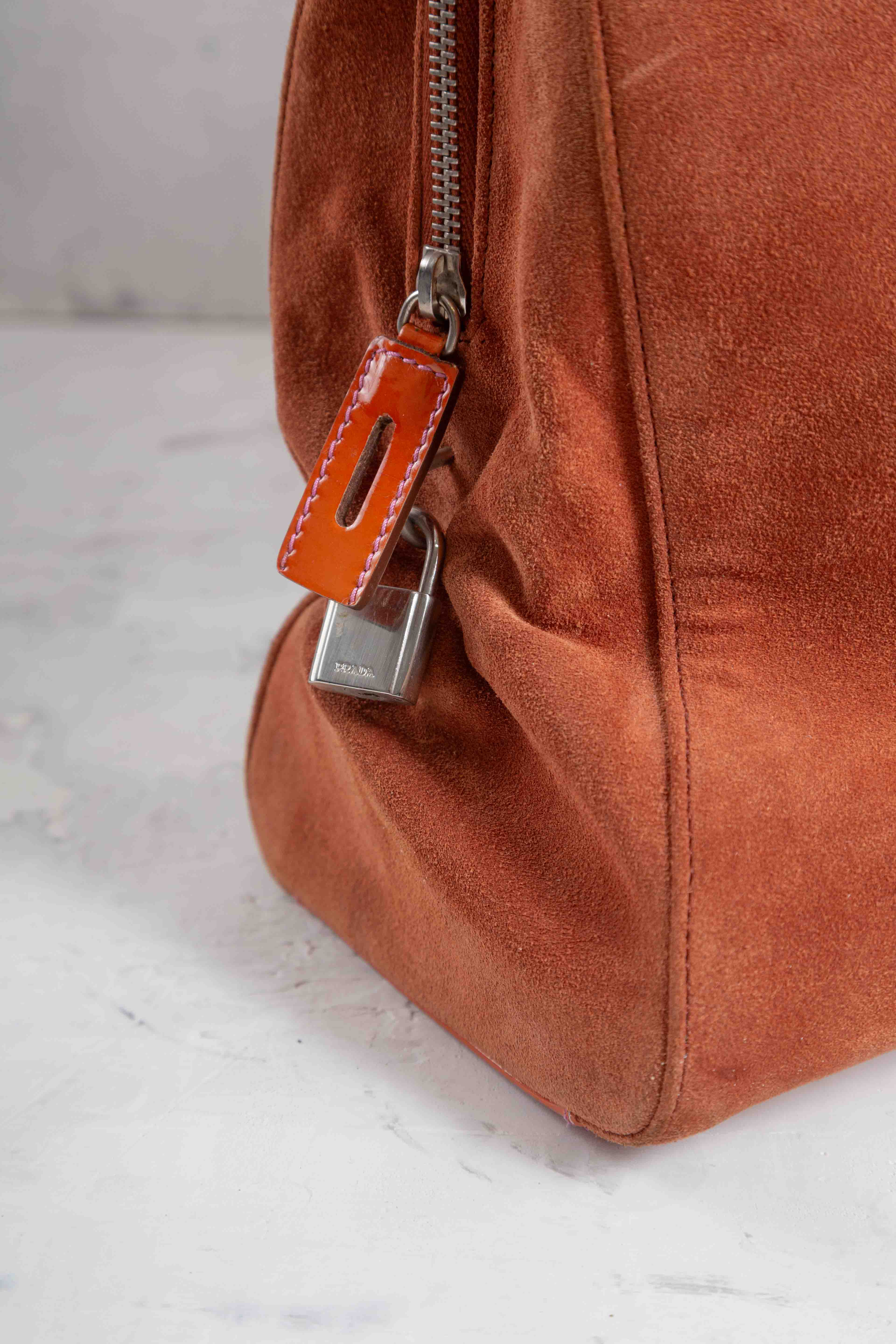 FW1999 SUEDE FRINGE SHOULDER BAG