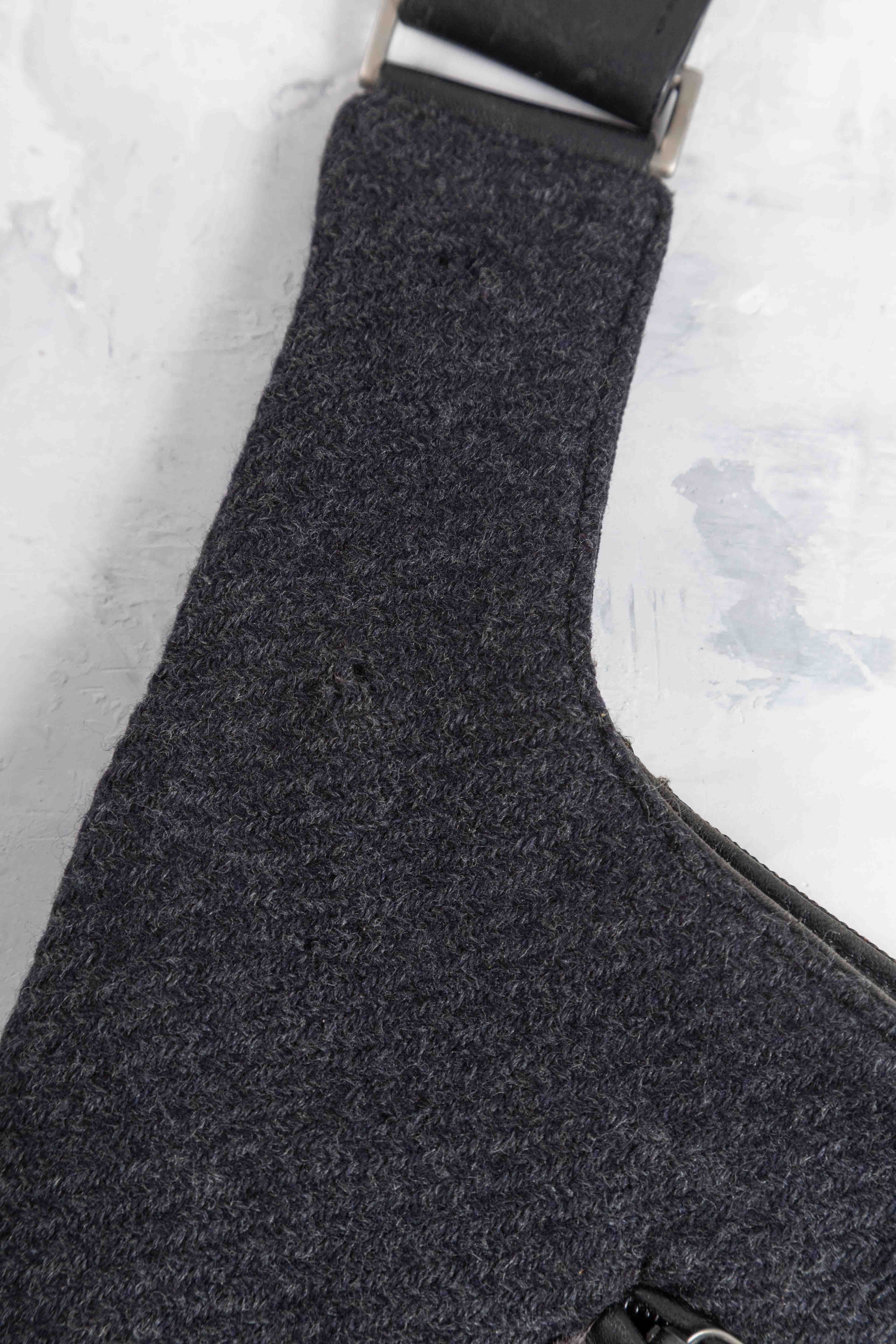 FW1999 WOOL FUR CROSSBODY BAG