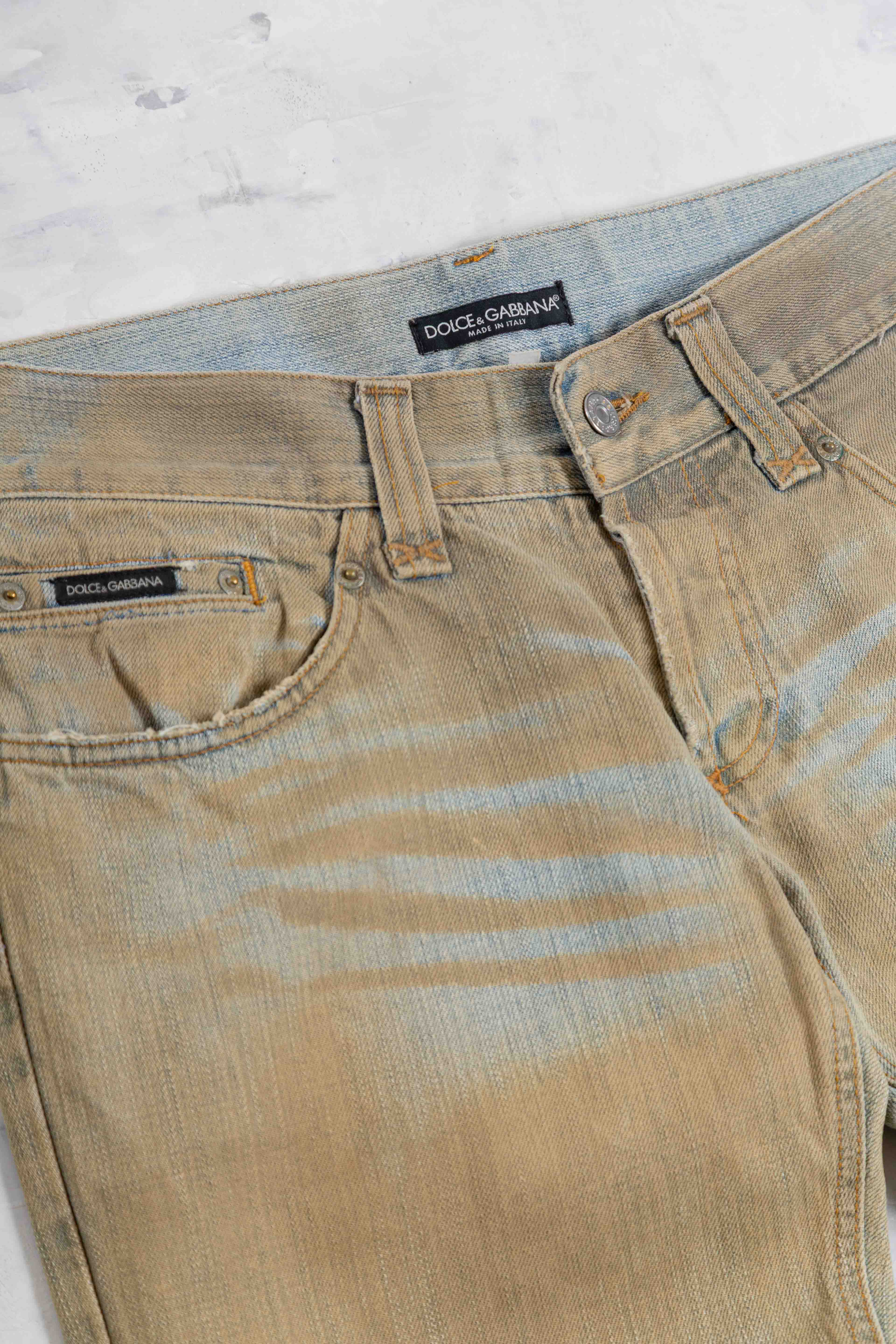 00S ARCHIVE WASHED DENIM JEANS