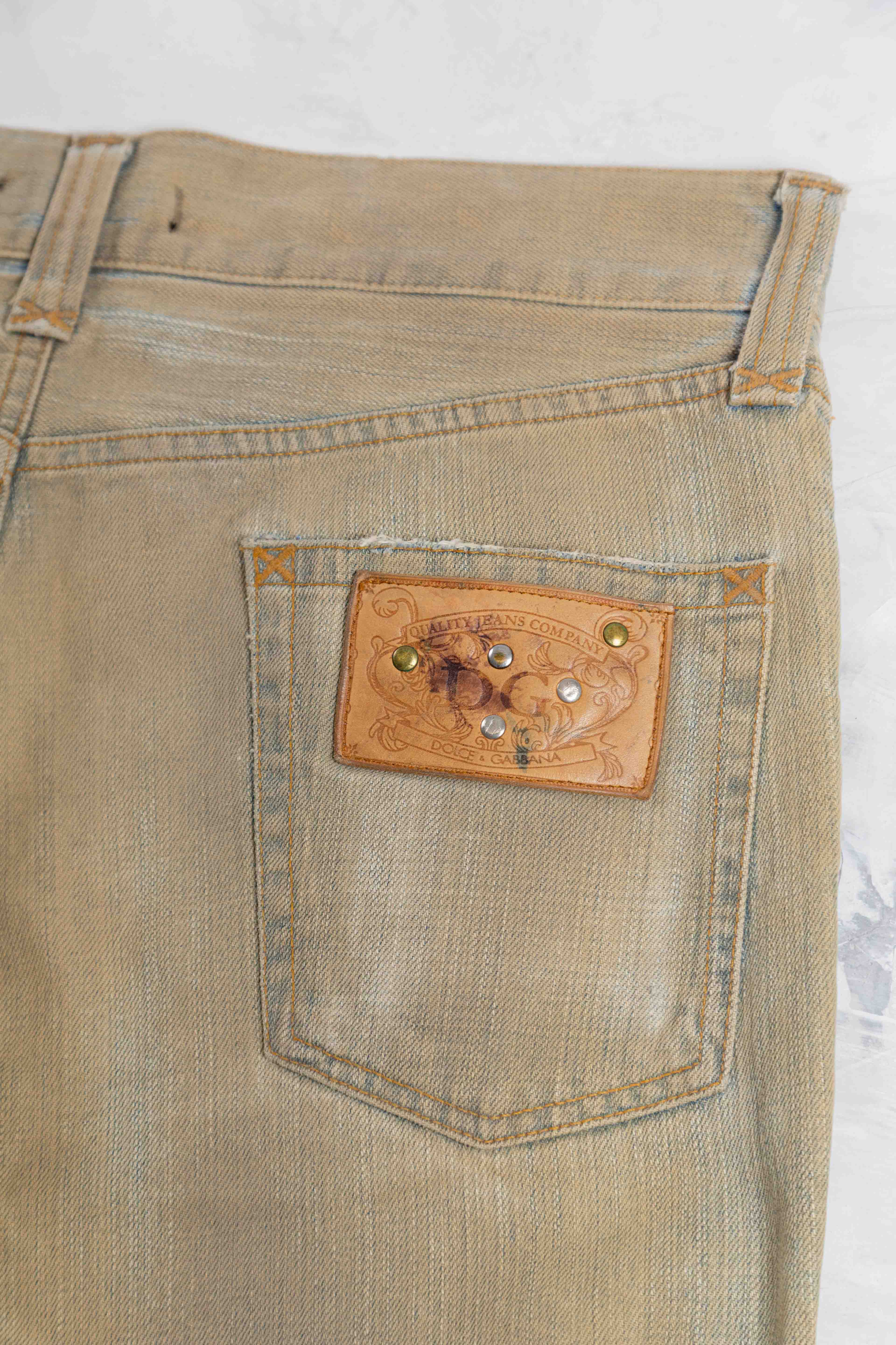 00S ARCHIVE WASHED DENIM JEANS