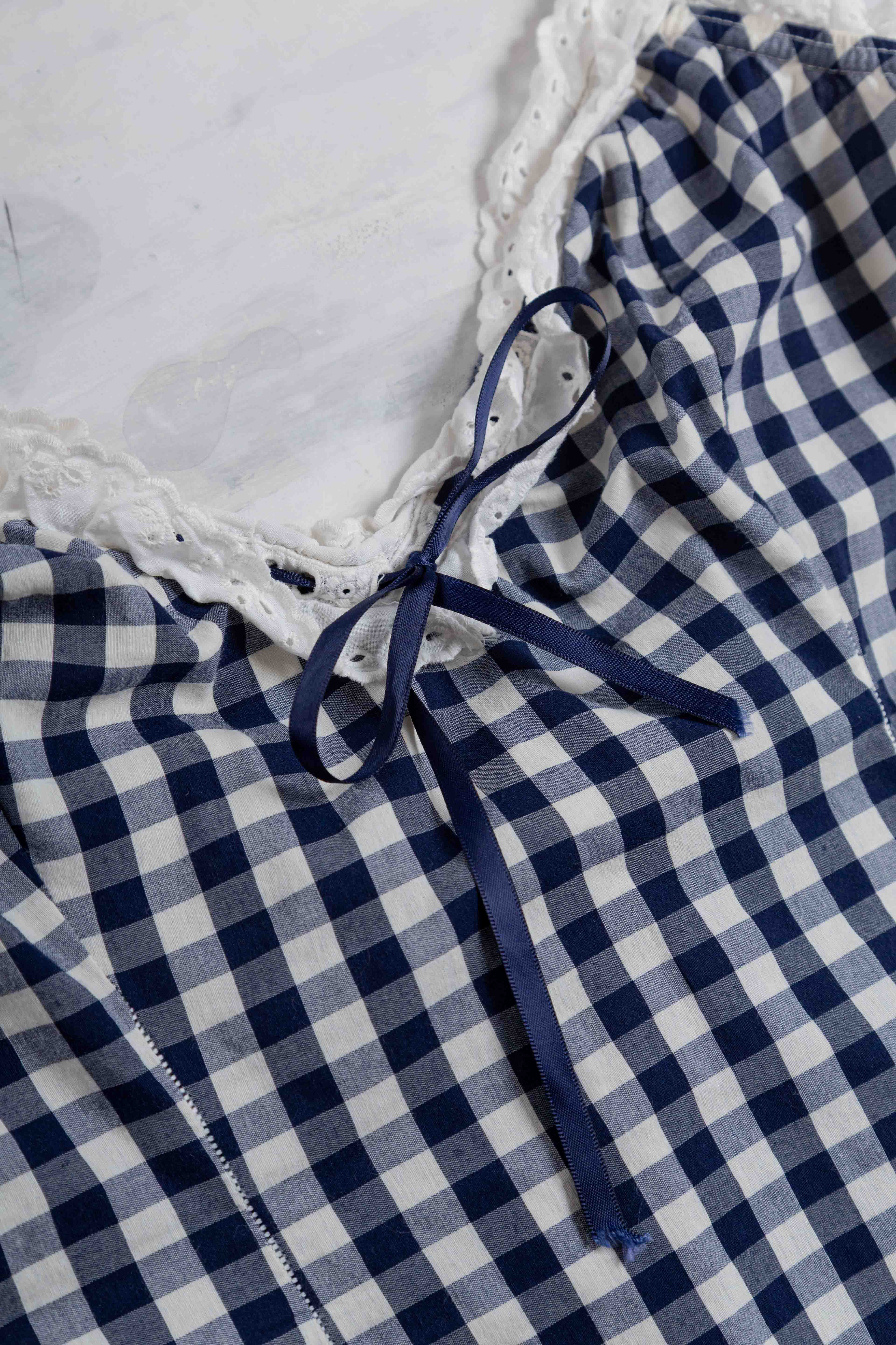 EARLY 90S GINGHAM PRINTED LEOTARD