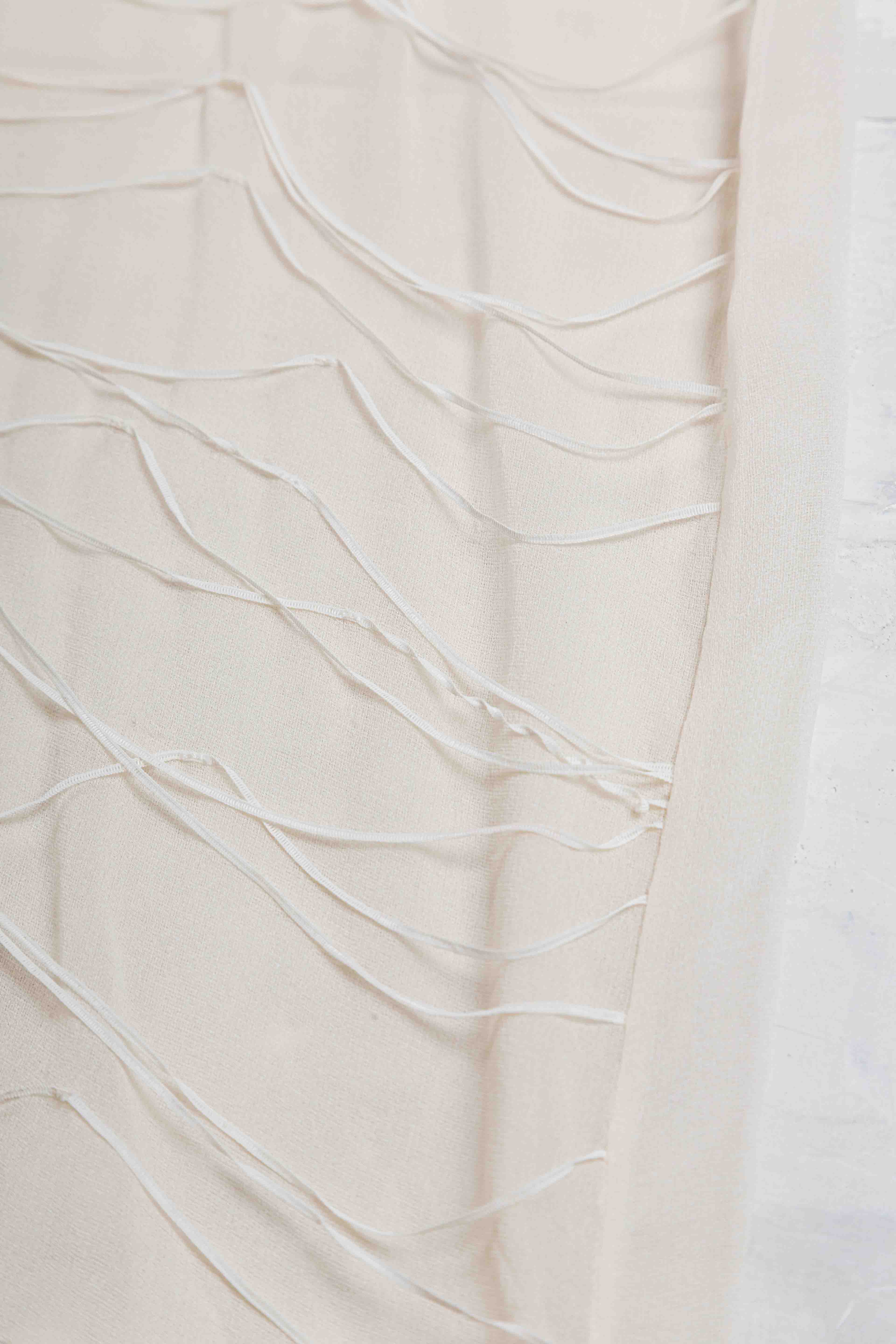 SHEER NET SILK TOP