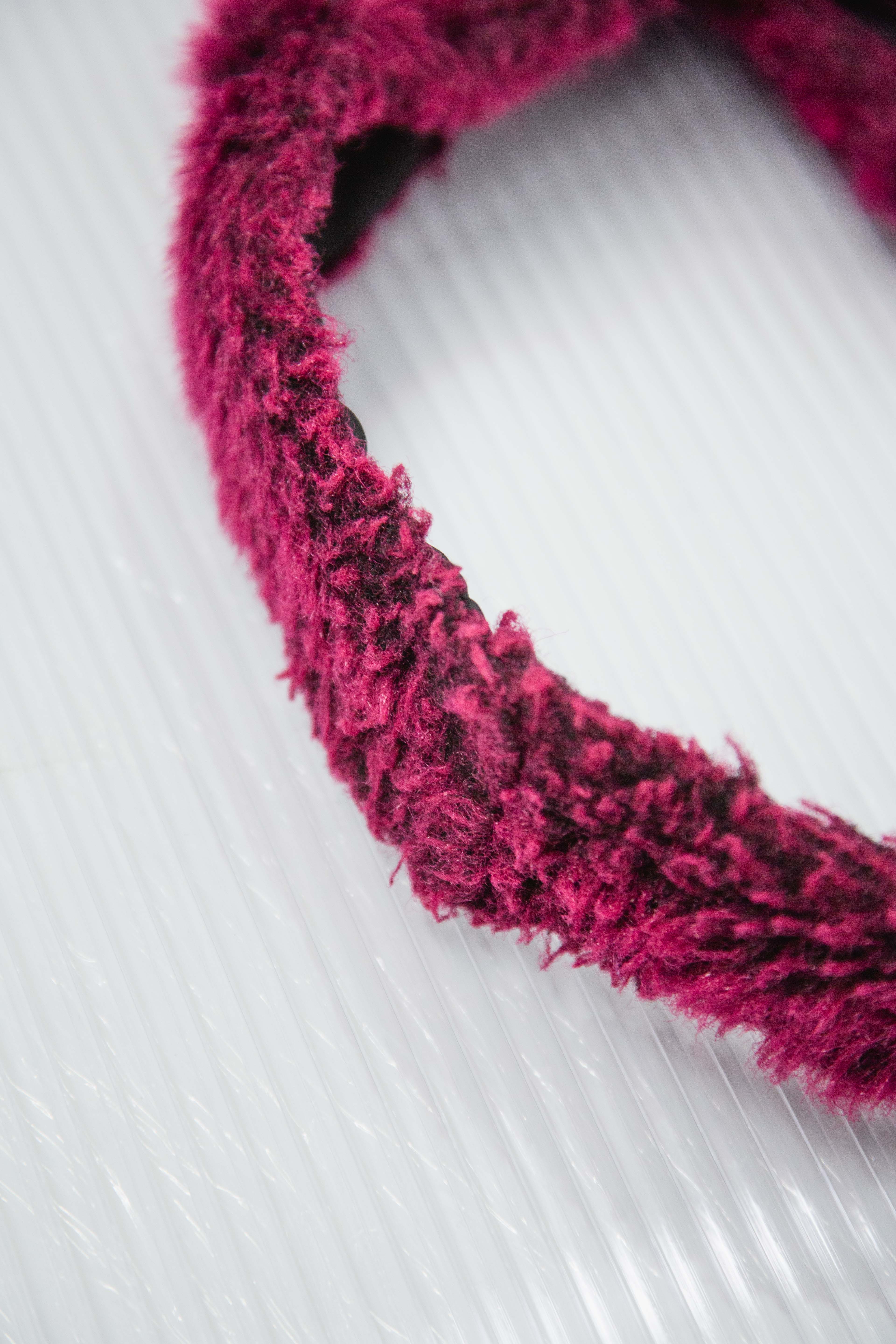 REVERSIBLE PINK FUR BAG