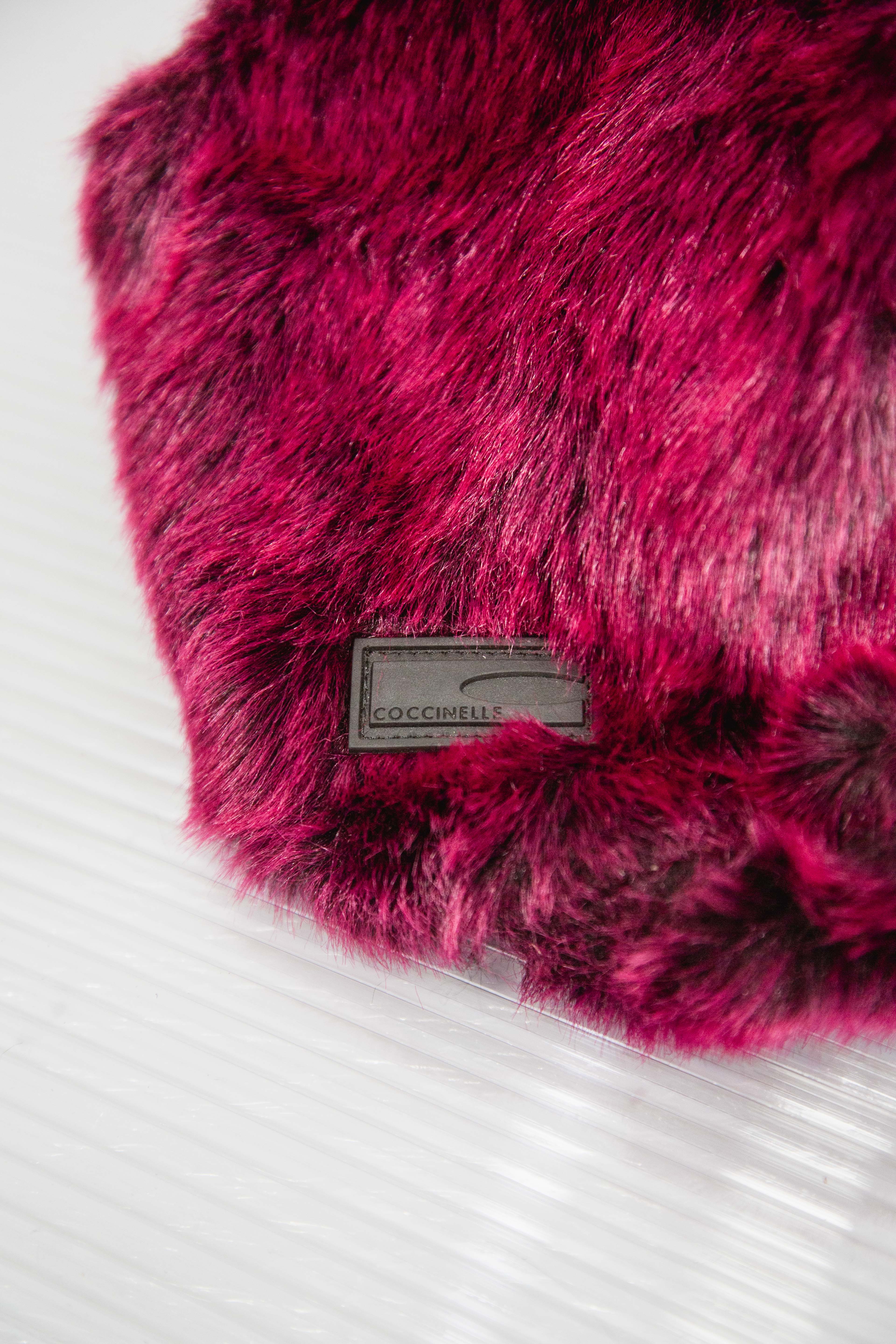 REVERSIBLE PINK FUR BAG