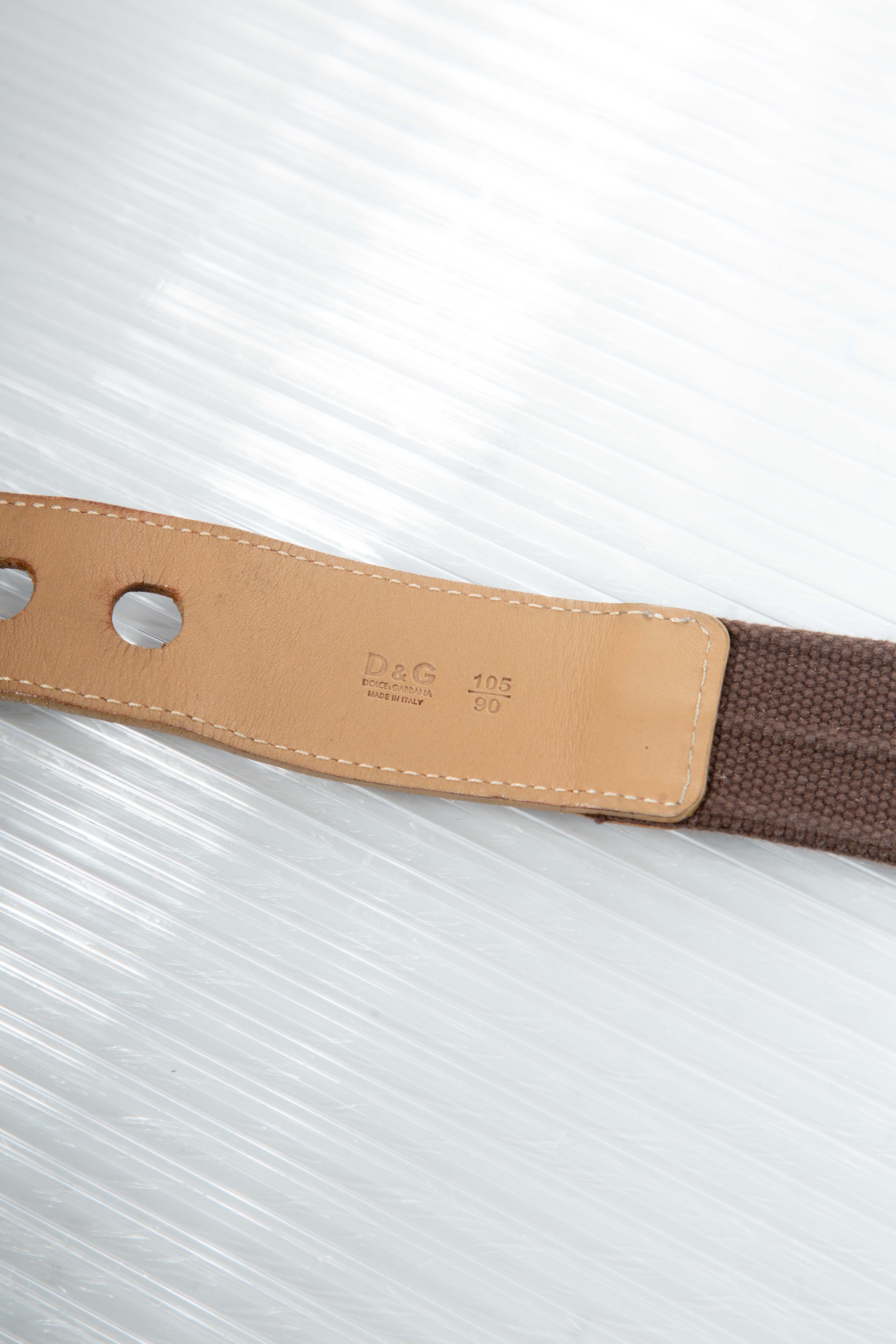 00S 'THE MORE YOU WANT' CANVAS BELT