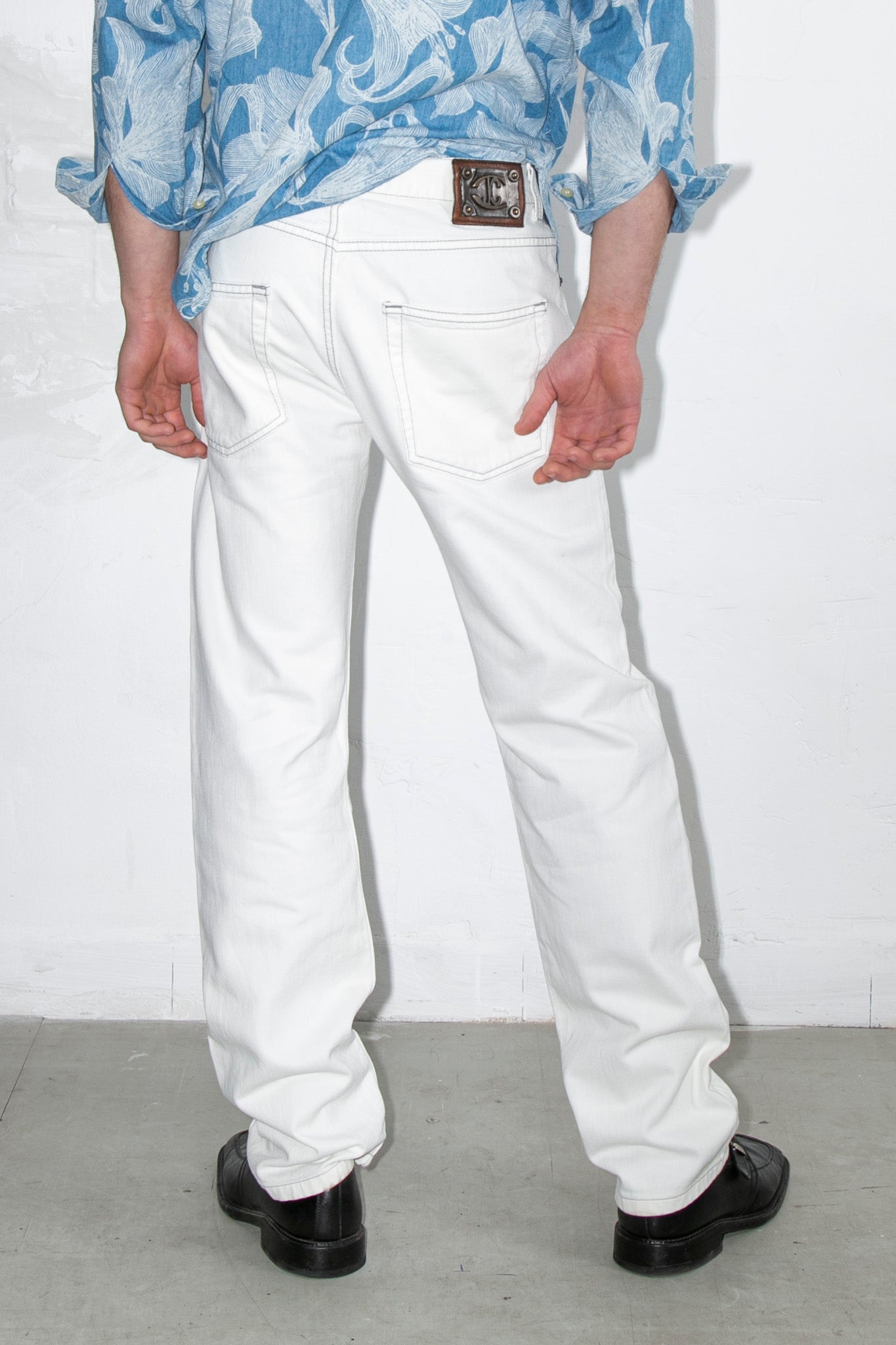 Just Cavalli White Denim