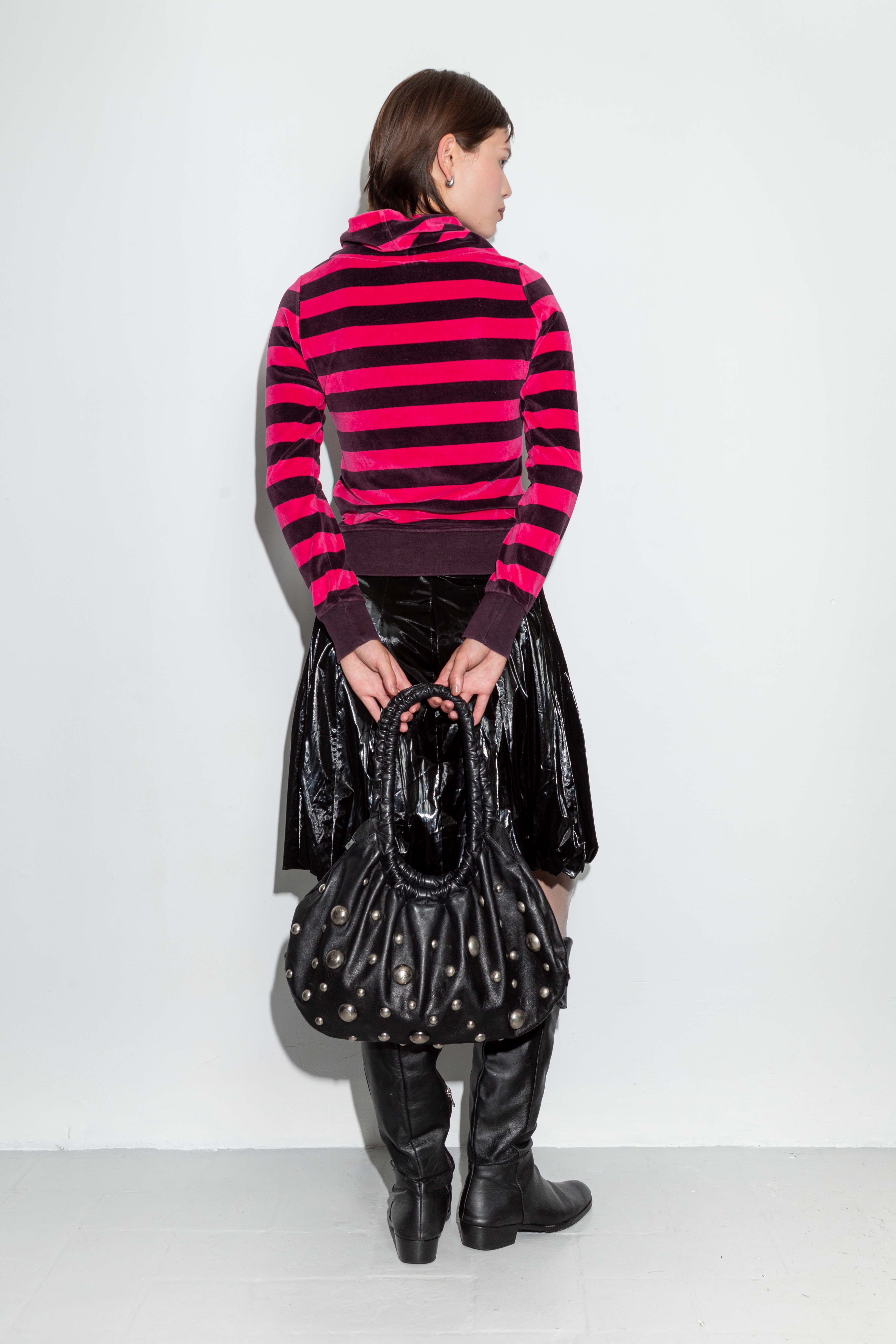 PINK TONED STRIPED SWEATER