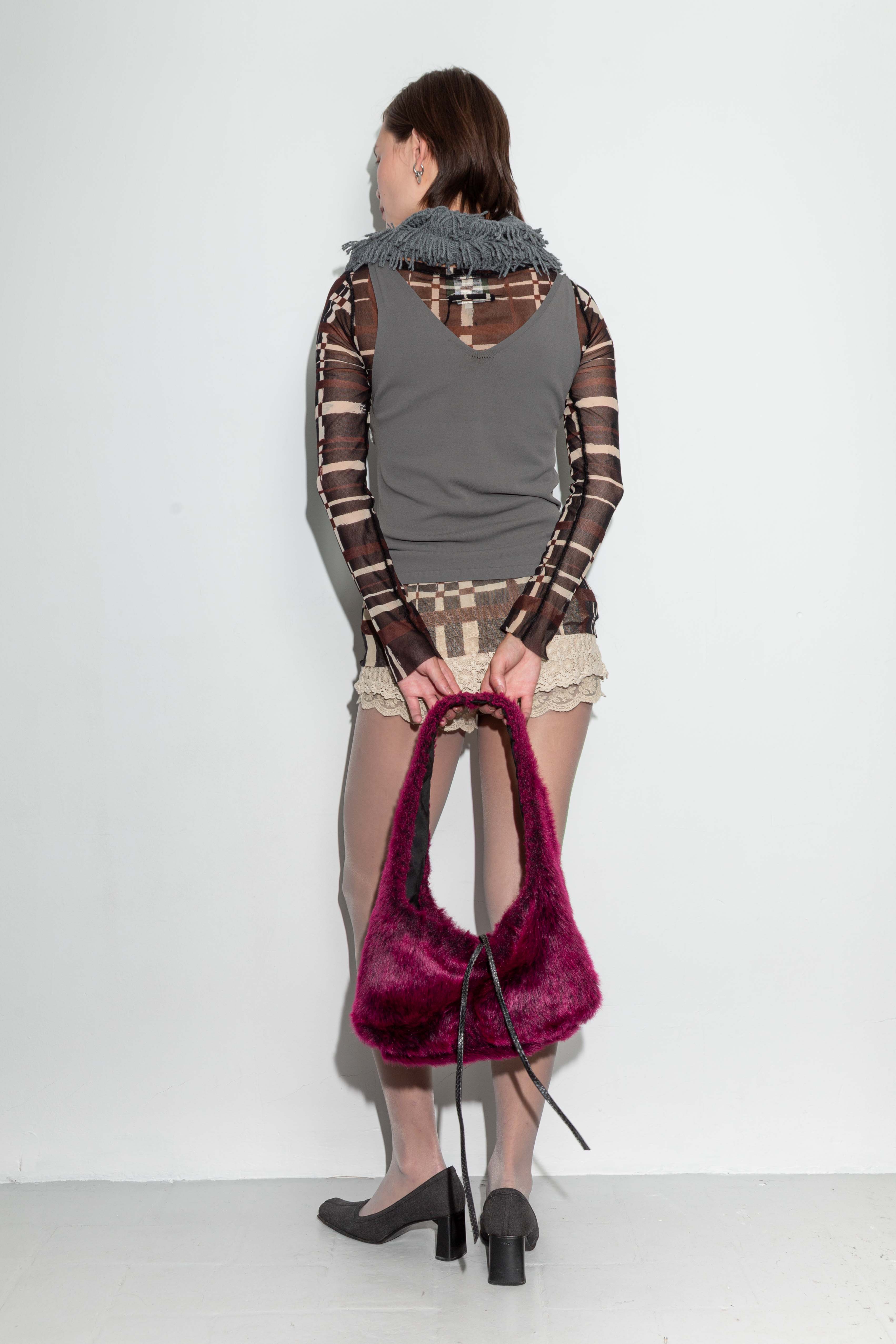 GREY FLOWER BANDAGE TOP