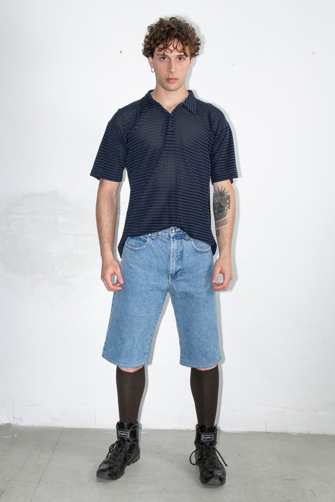 Armani Dark Blue Polo