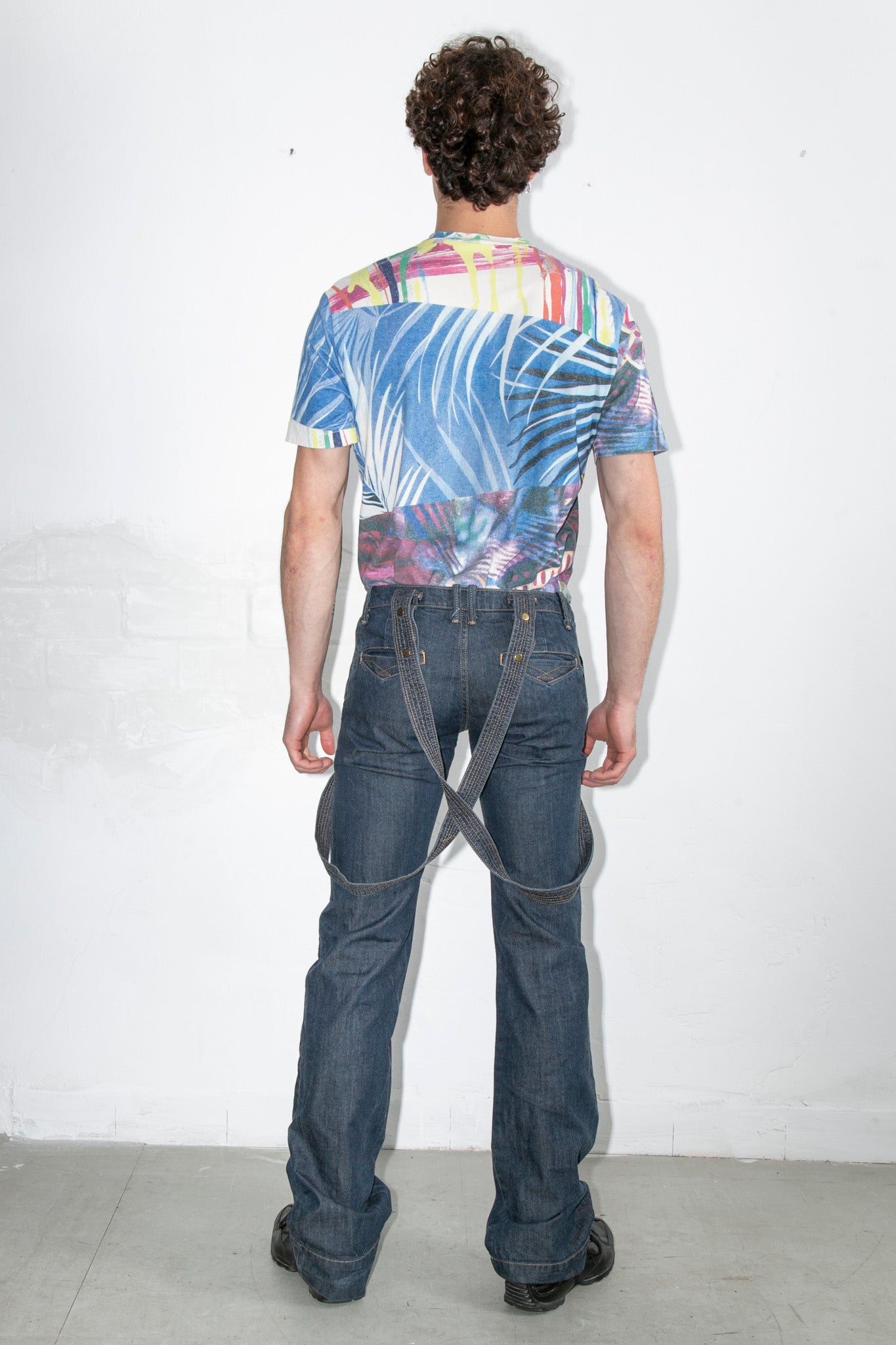Replay Overall Flared Denim