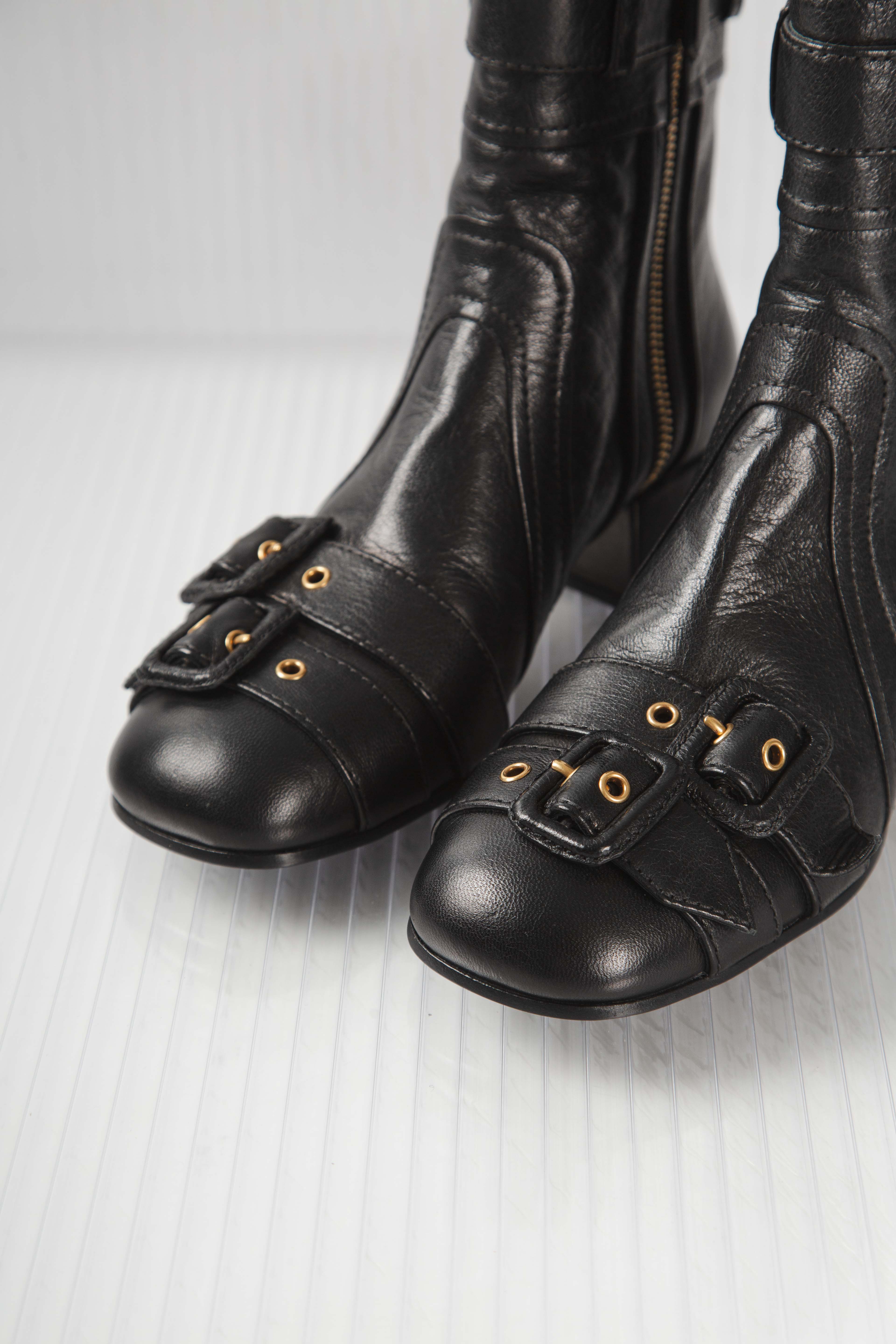 FW2017 ANKLE BUCKLED BOOTS