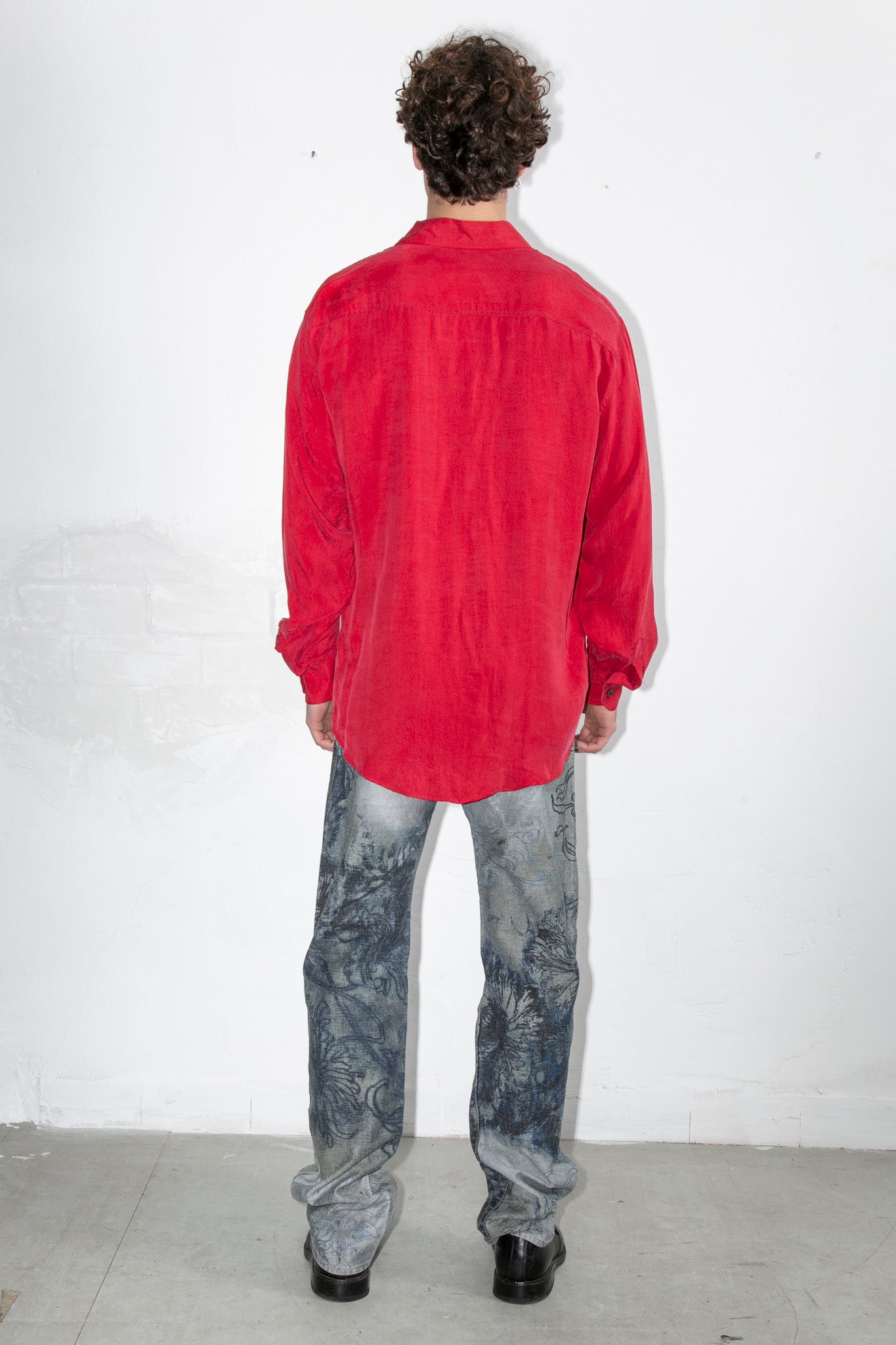 Italian Rose Silk Blouse