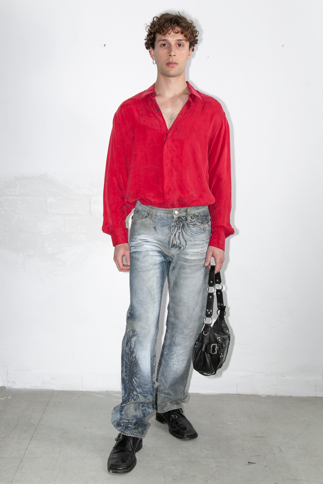 Italian Rose Silk Blouse