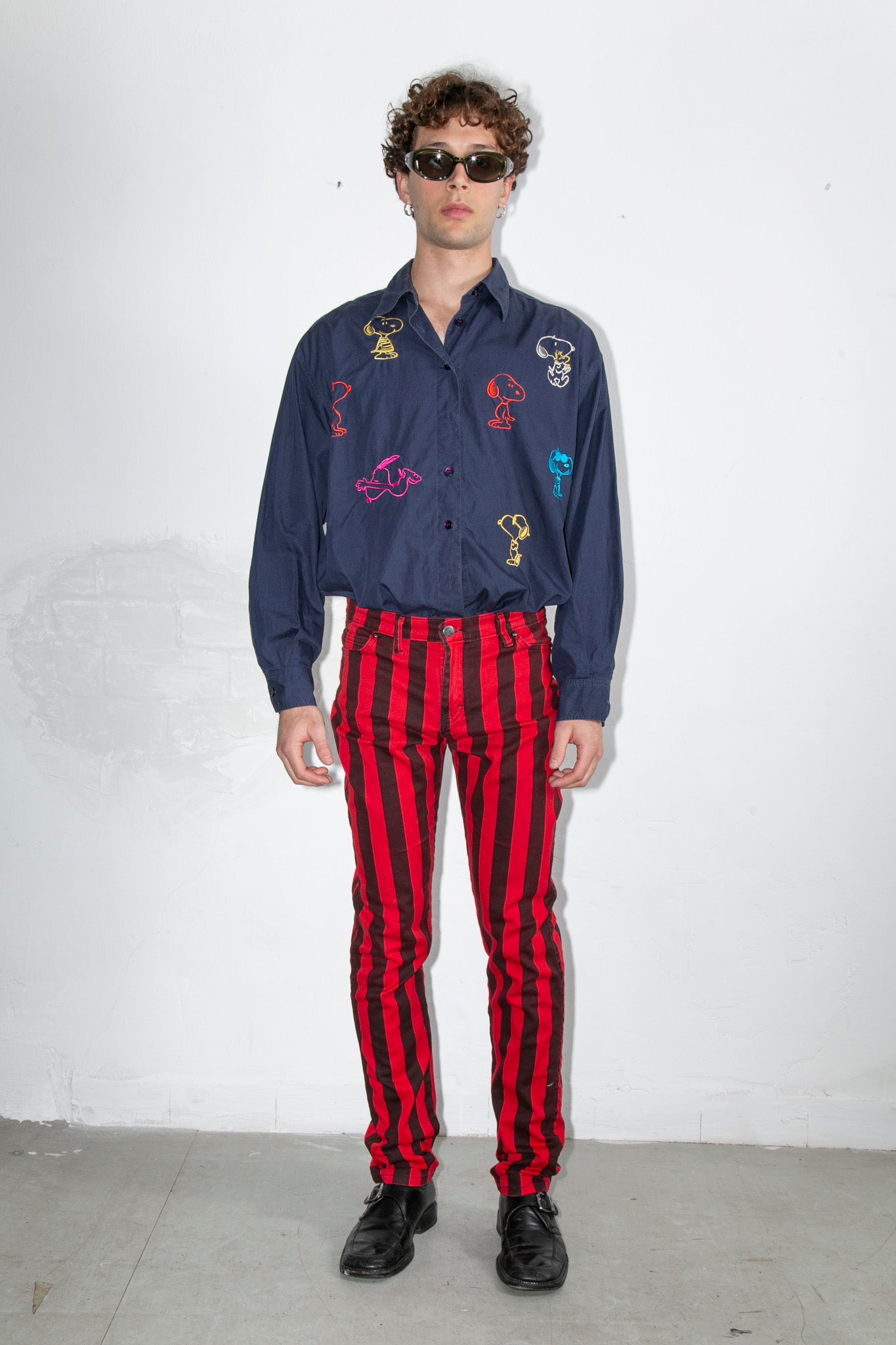 Striped Red Pants