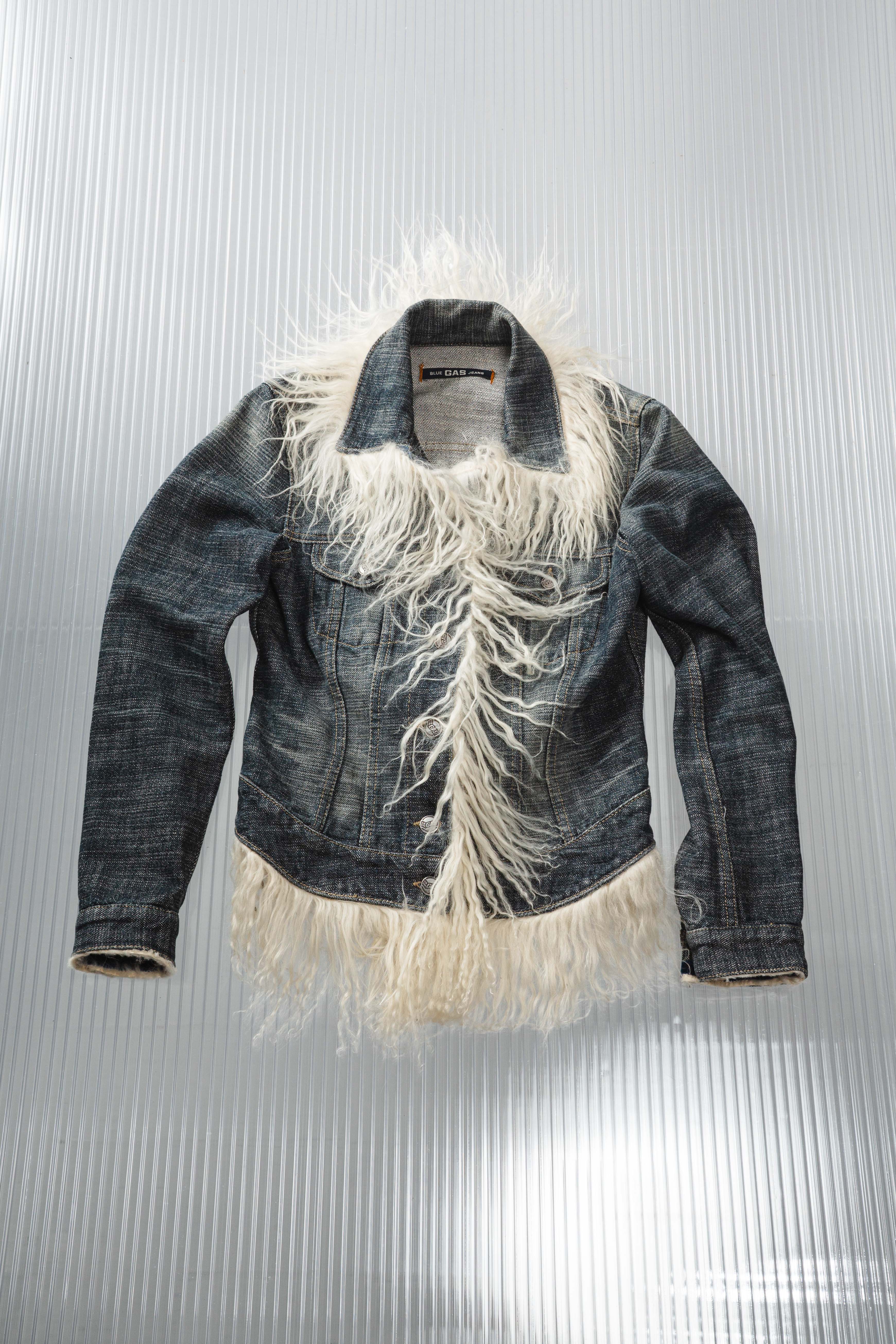 FUR JEANS JACKET