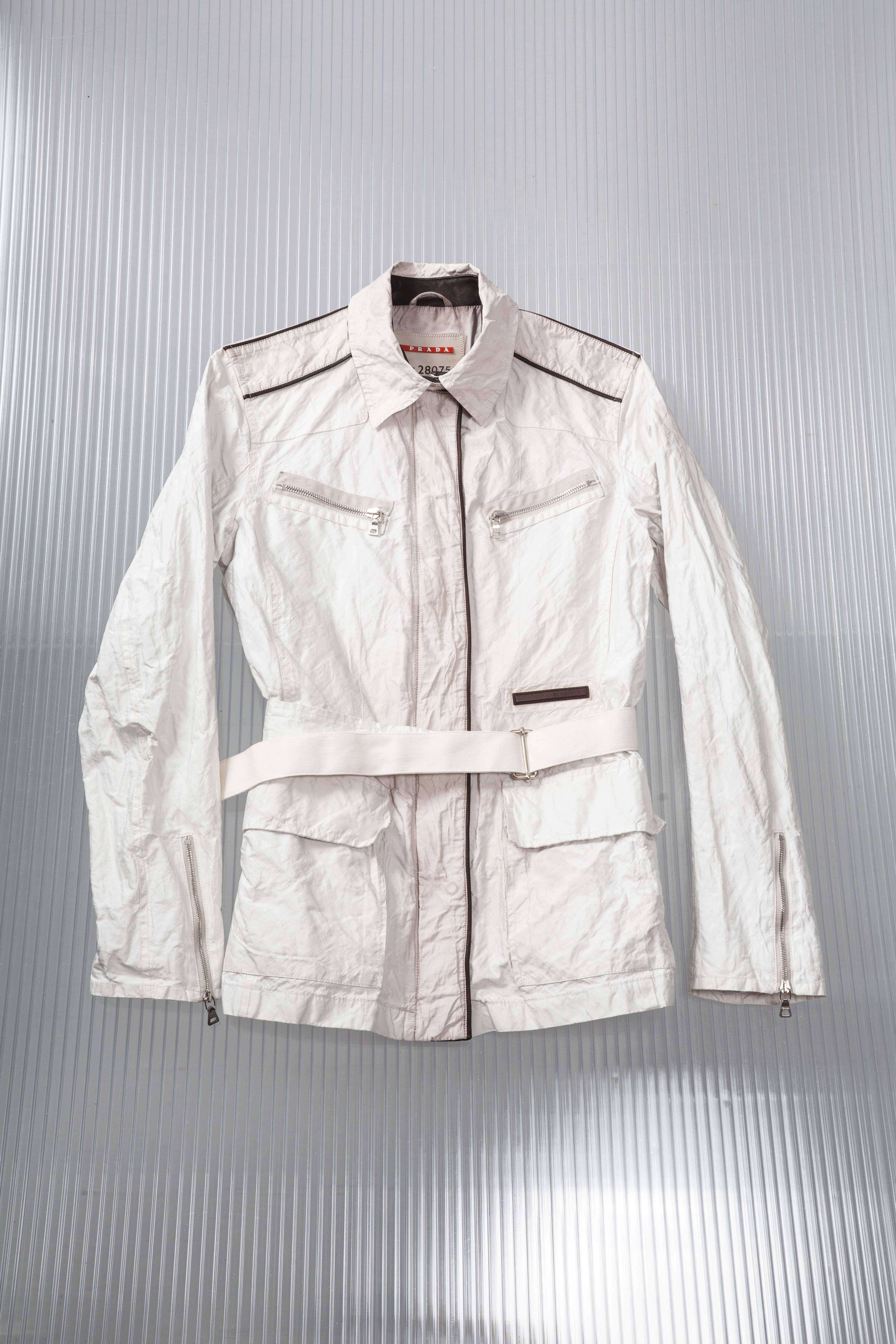 00S NYLON\LEATHER JACKET