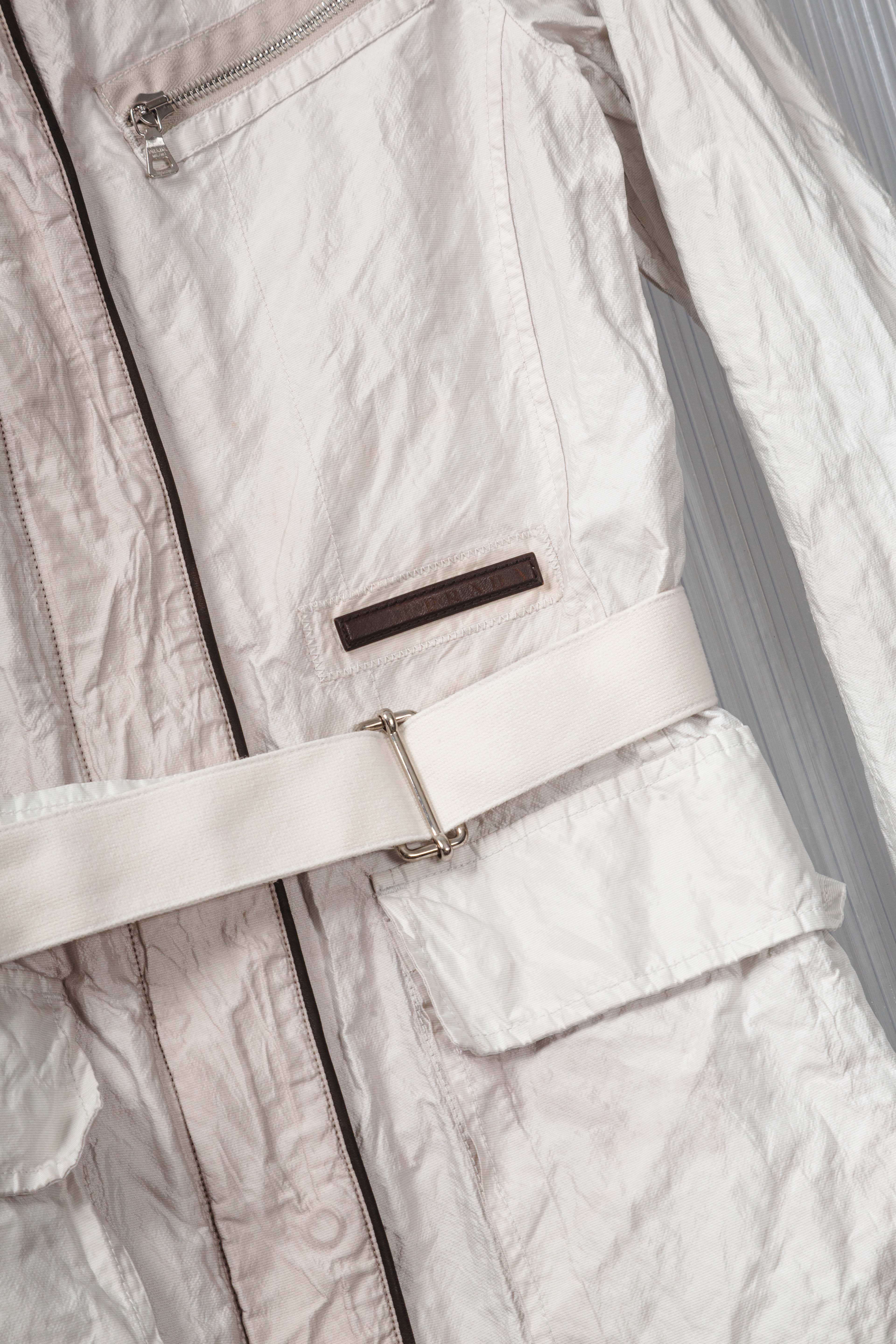 00S NYLON\LEATHER JACKET