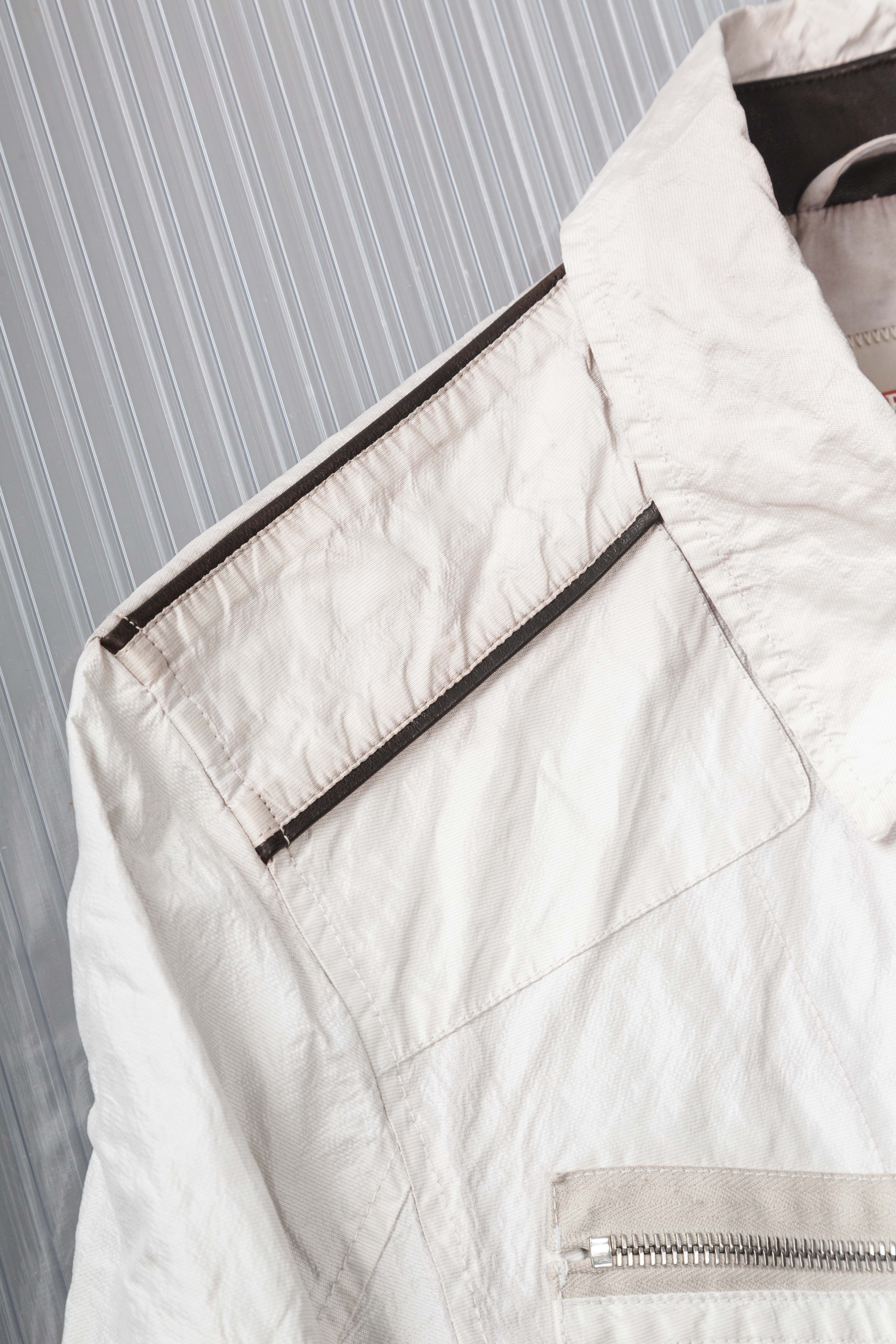 00S NYLON\LEATHER JACKET