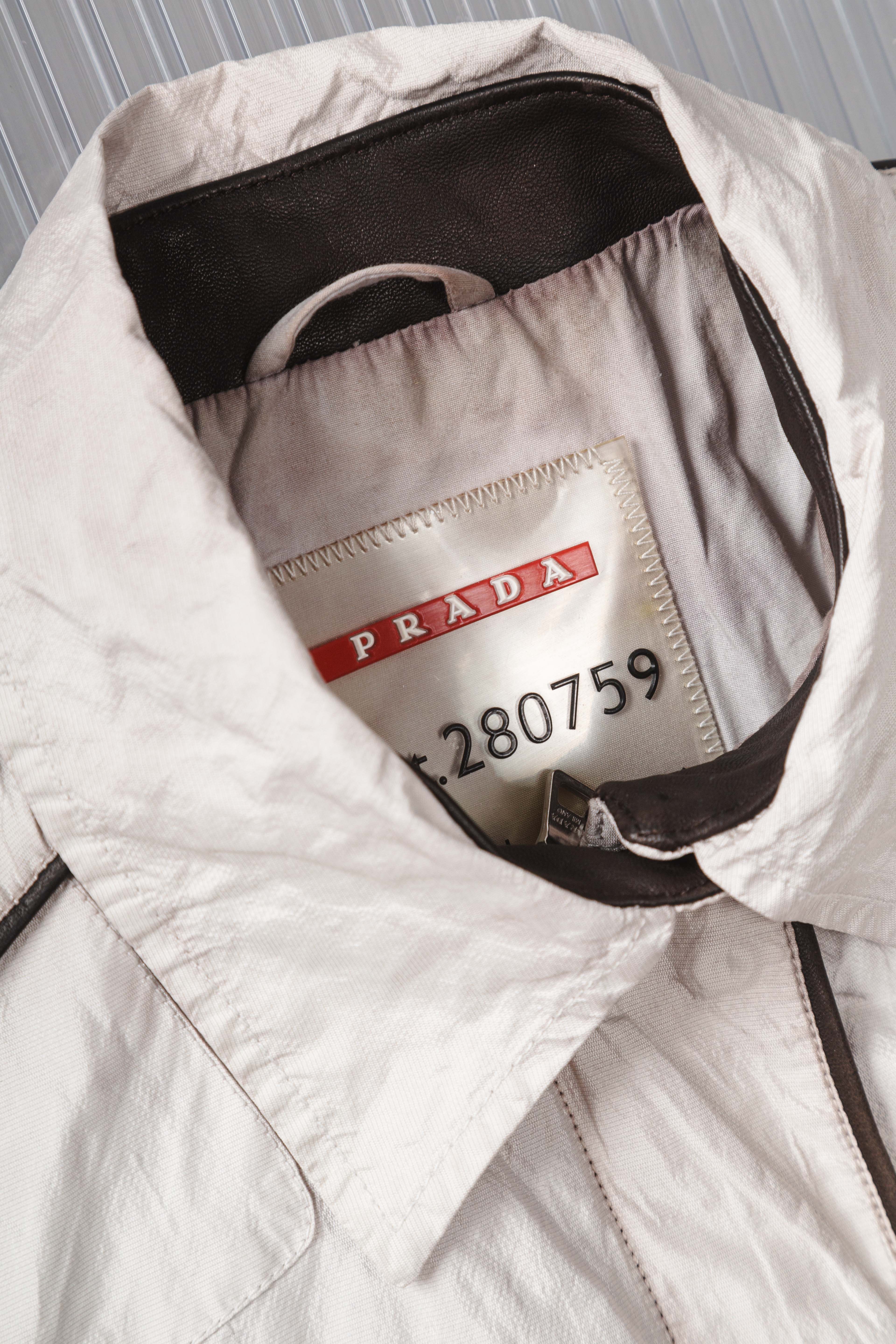 00S NYLON\LEATHER JACKET