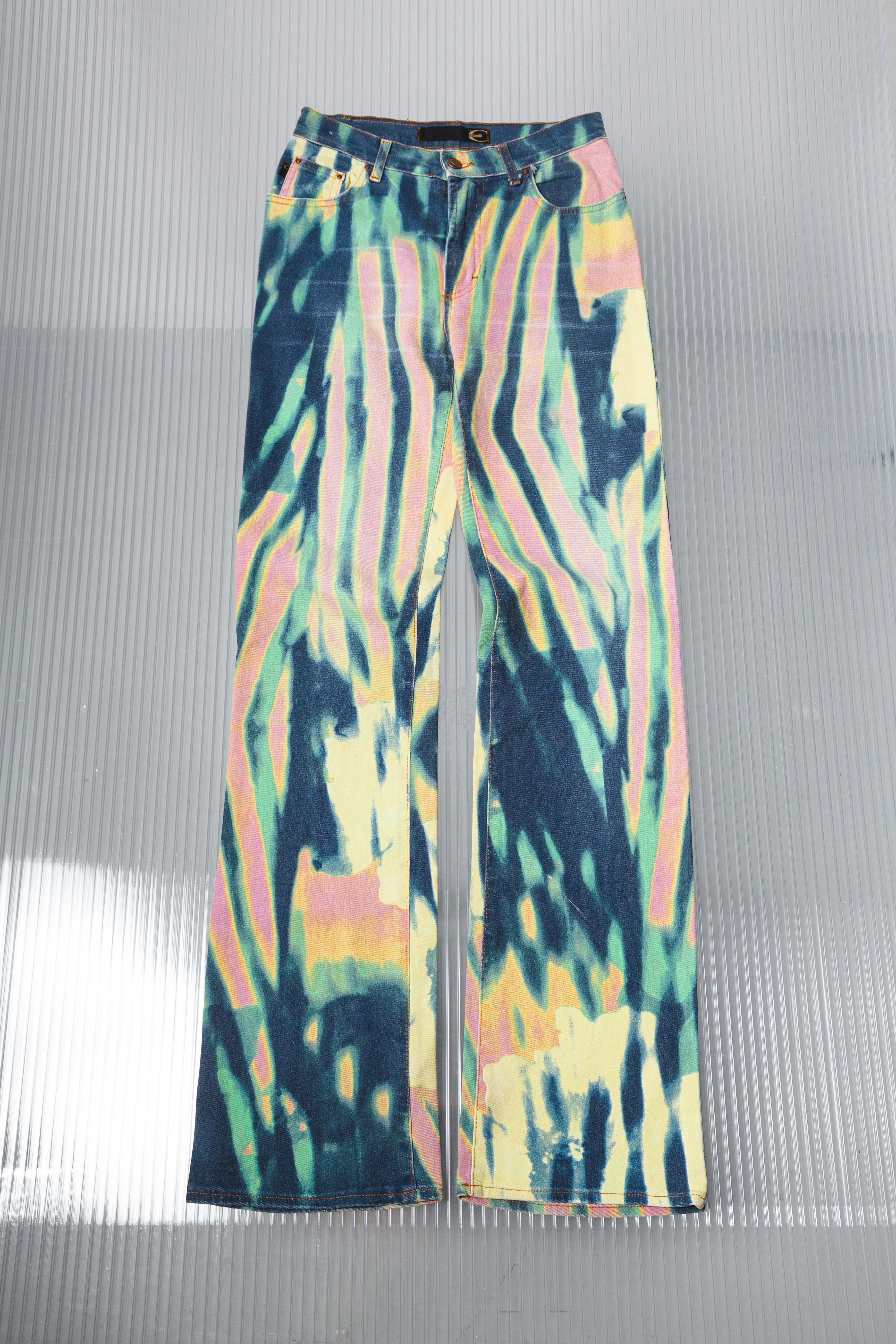 ROBERTO CAVALLI SS2002 THERMAL PSYCHO DENIM
