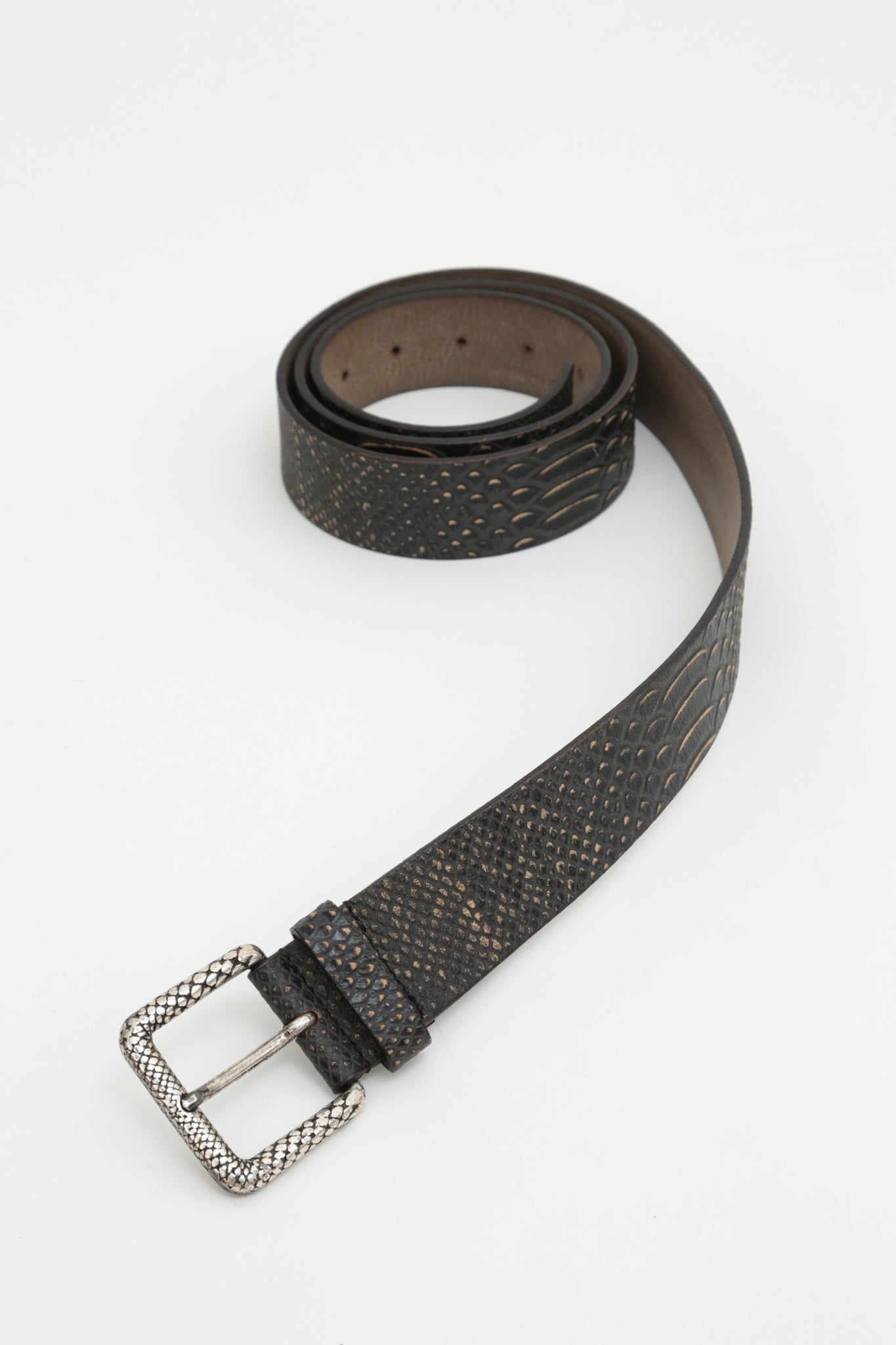 Roberto Cavalli Dark Snake Belt