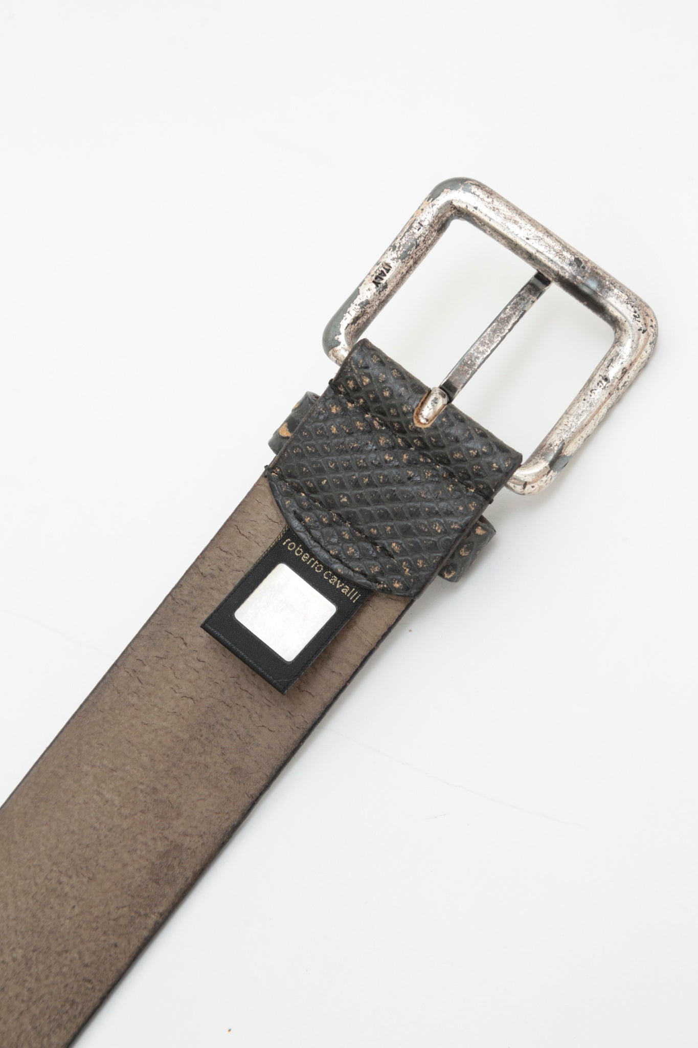 Roberto Cavalli Dark Snake Belt