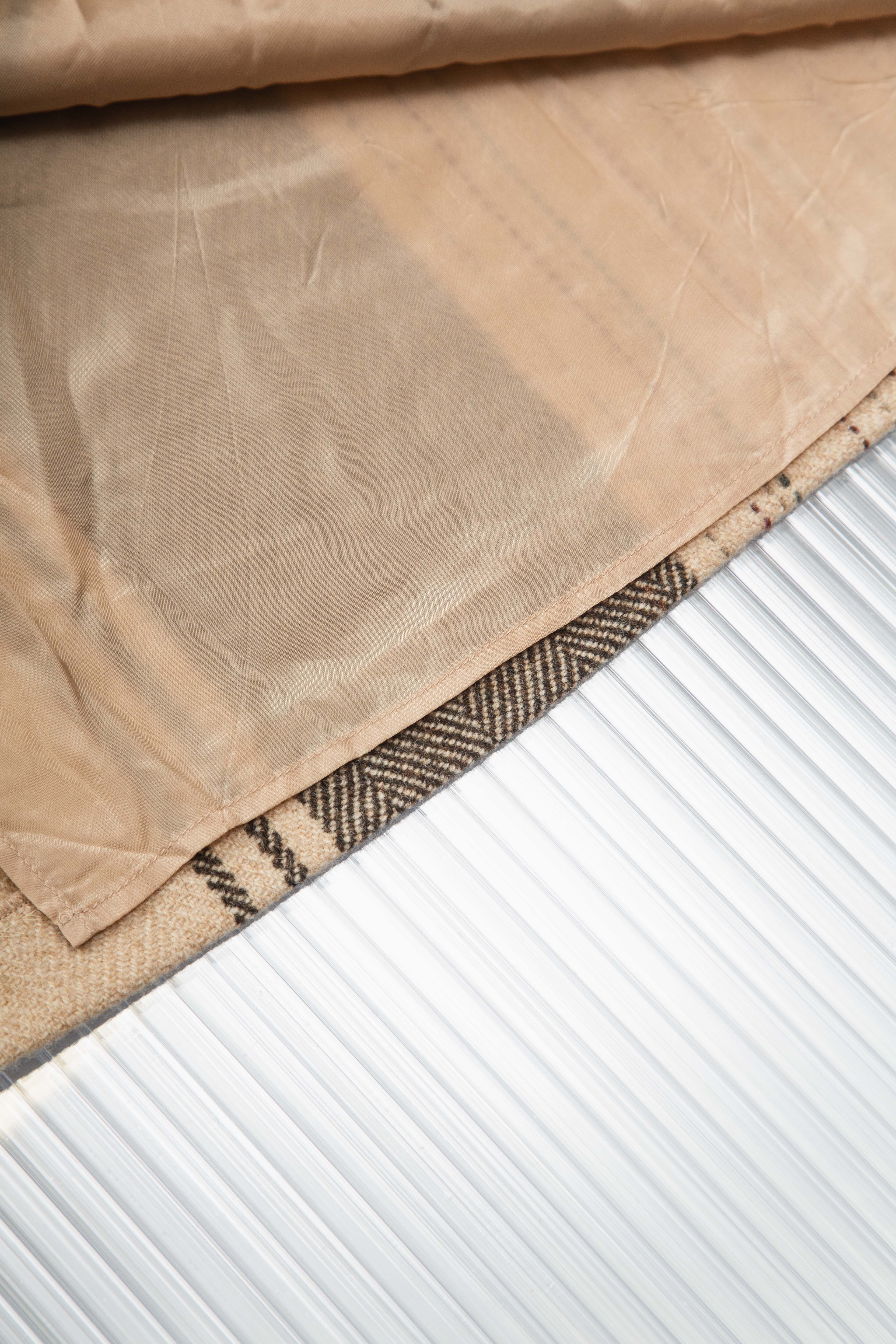 WRAP WOOL BELTED MIDI SKIRT