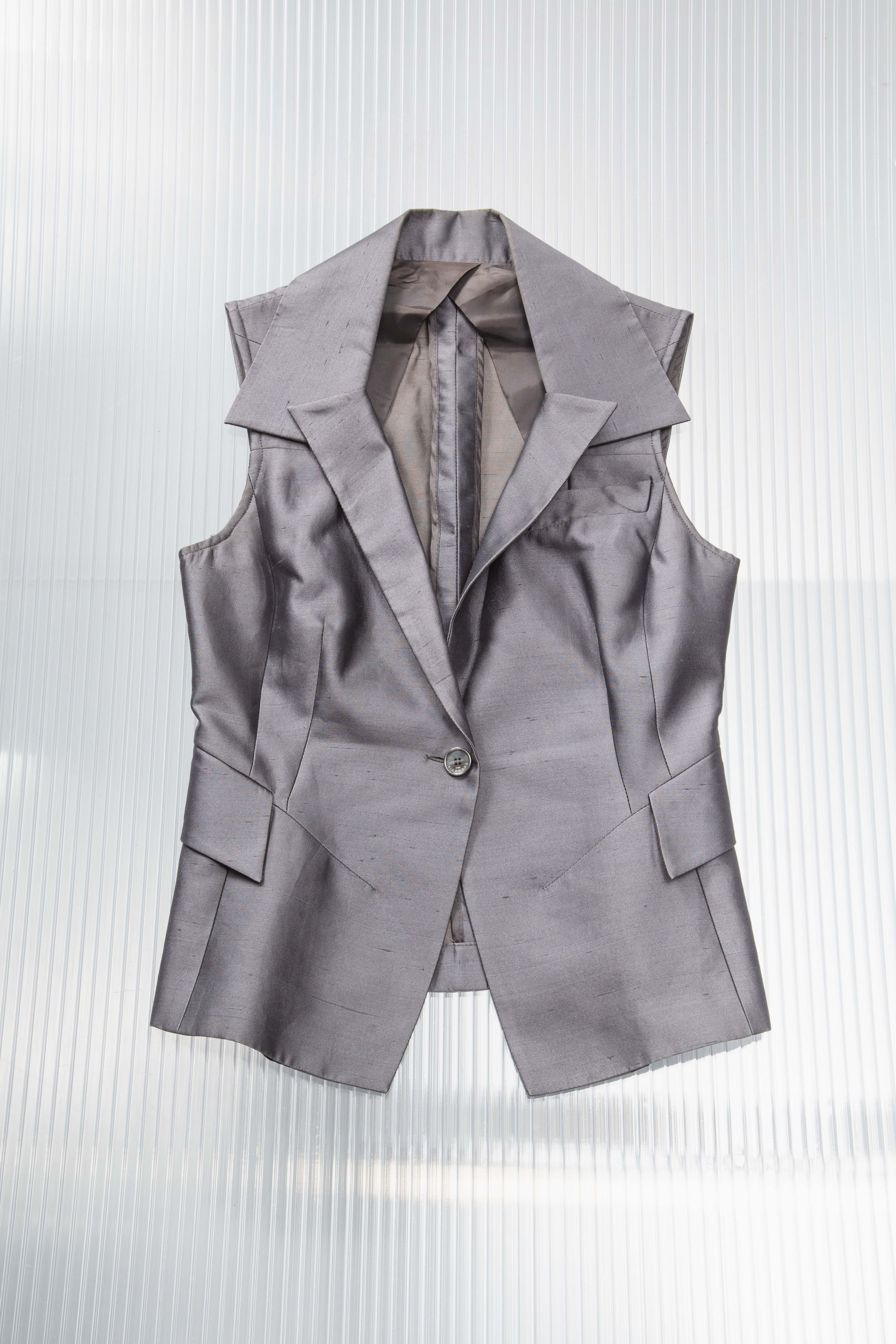 SILK SILVER VEST