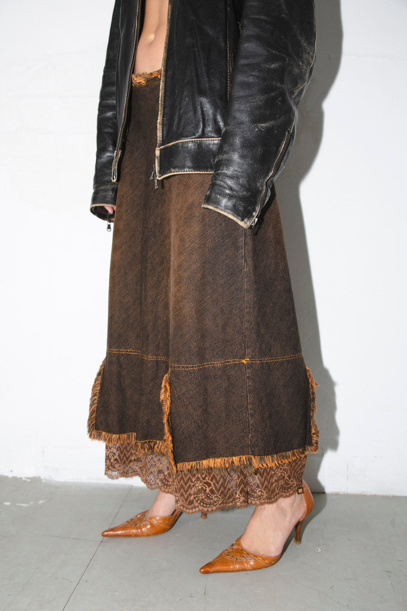 Harley Jeans Maxi Skirt