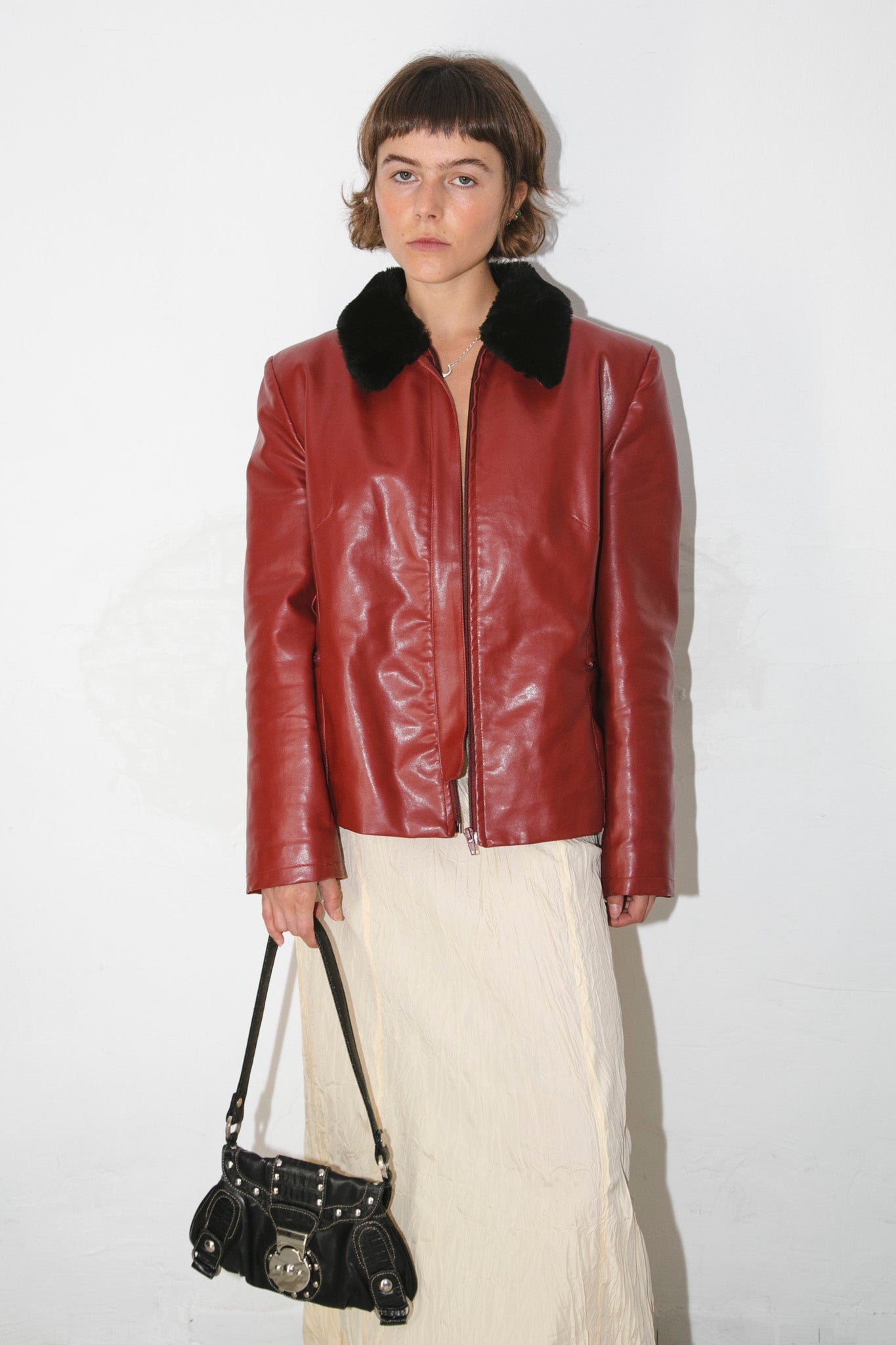 Vinyl Red Coat