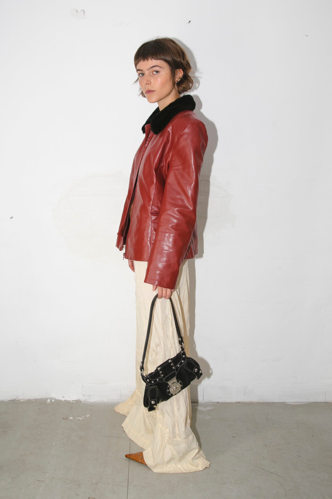 Vinyl Red Coat