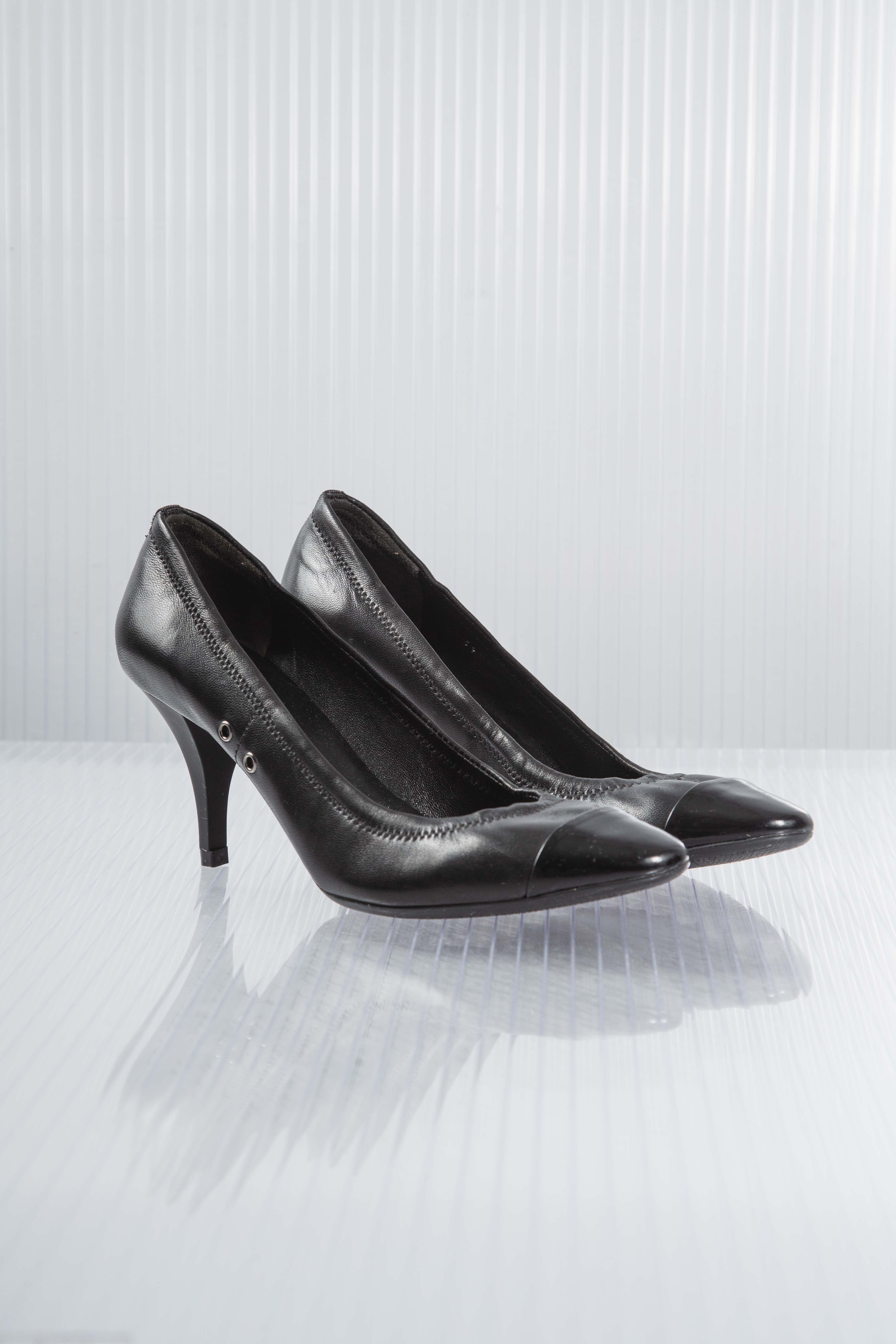 PRADA SPORT PATRNT LEATHER HEELS